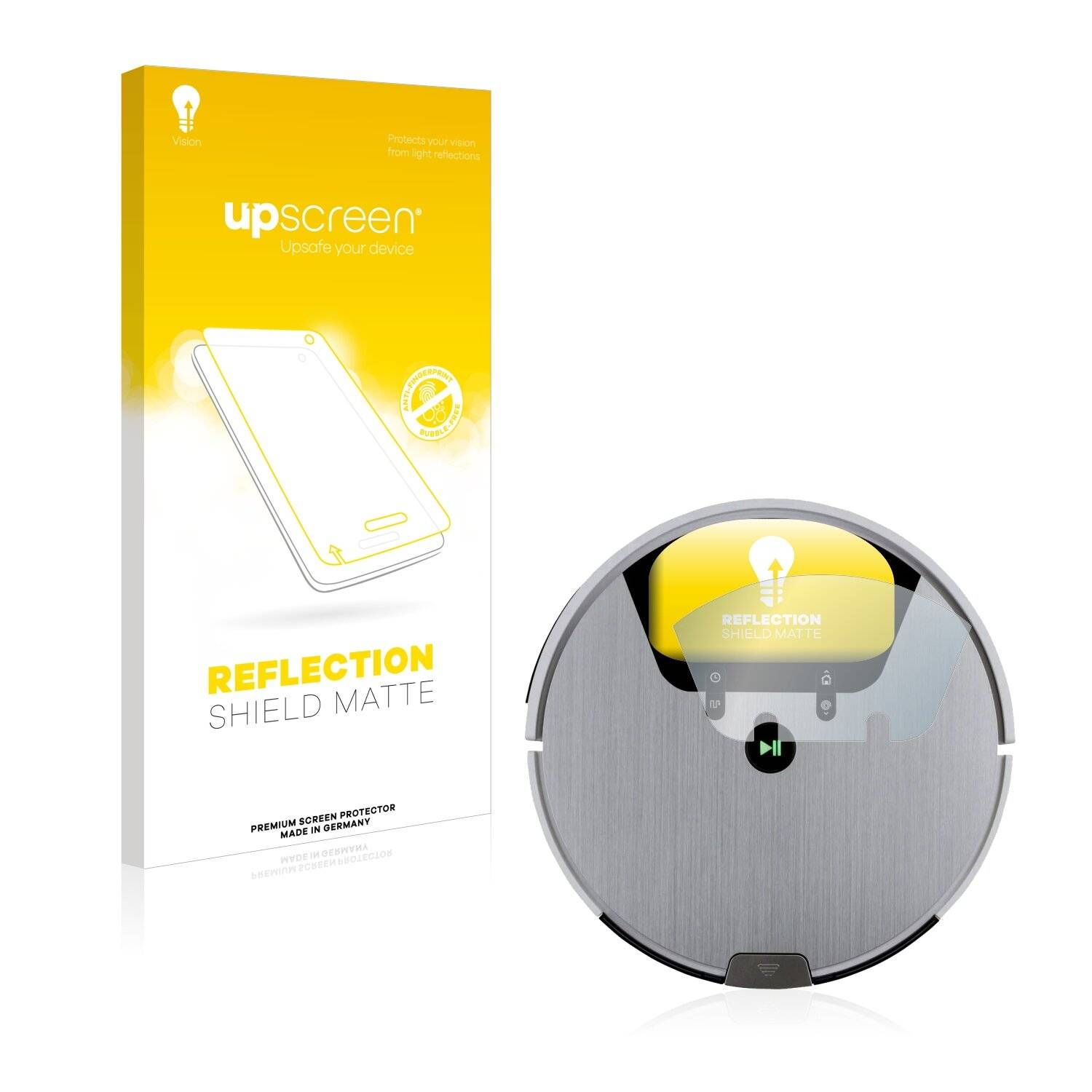 upscreen Reflection Shield Matte Premium Displayschutzfolie für Silvercrest Saugroboter