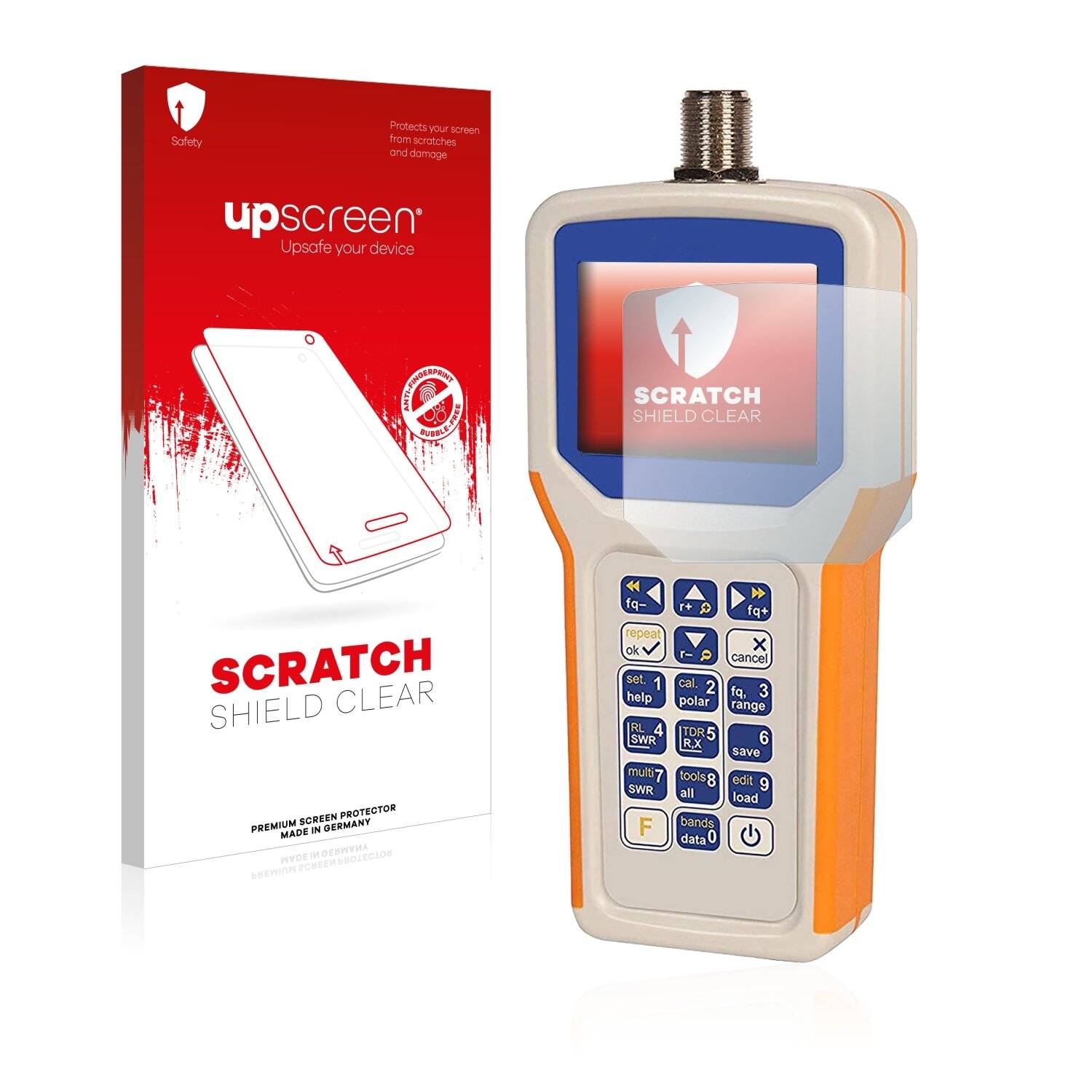 upscreen Scratch Shield Clear Premium Displayschutzfolie für RigExpert 230