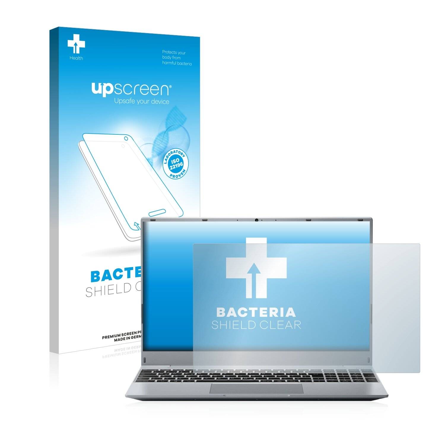 upscreen Bacteria Shield Clear Premium Antibakterielle Displayschutzfolie für Medion Akoya