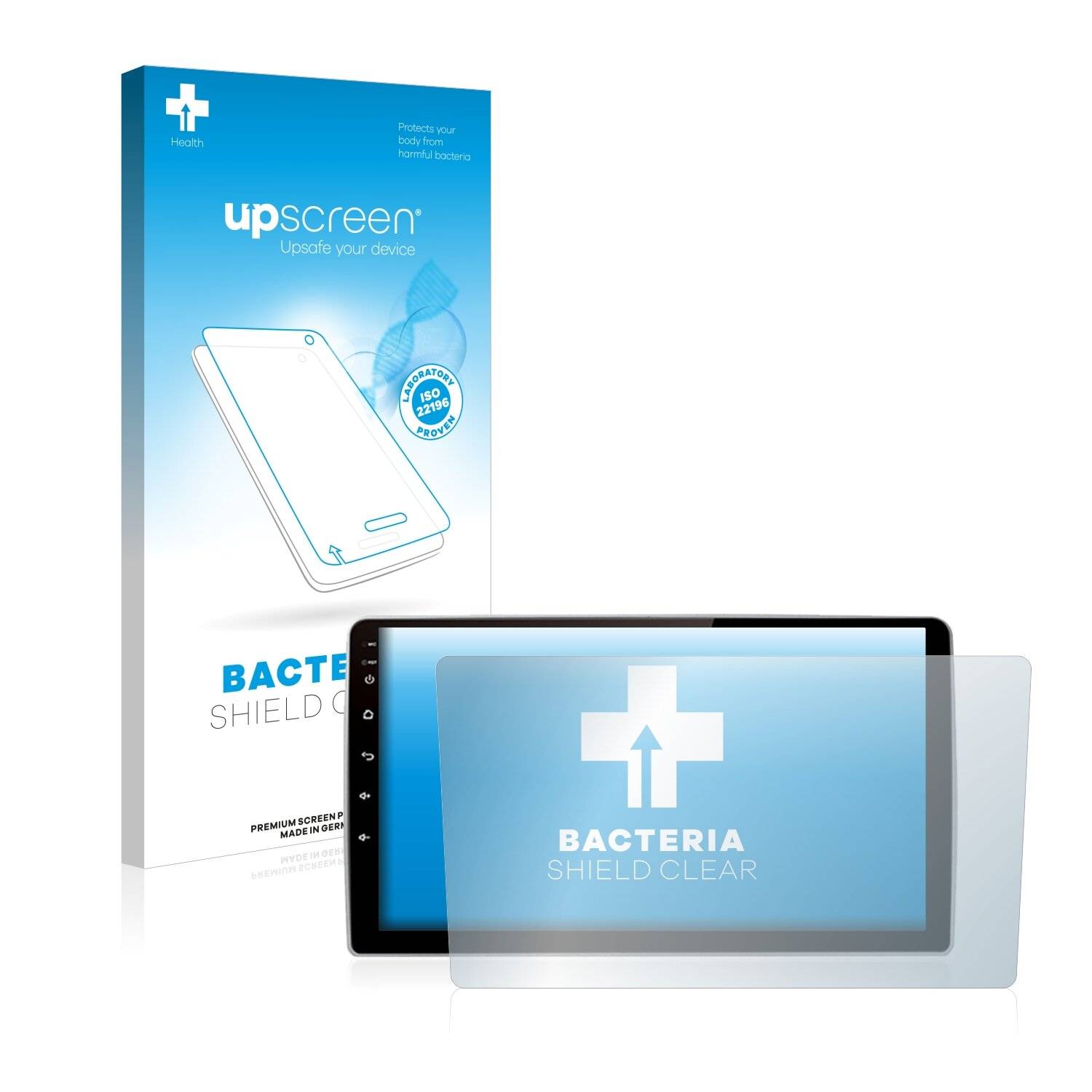 upscreen Bacteria Shield Clear Premium Antibakterielle Displayschutzfolie für Junsun V1 pro