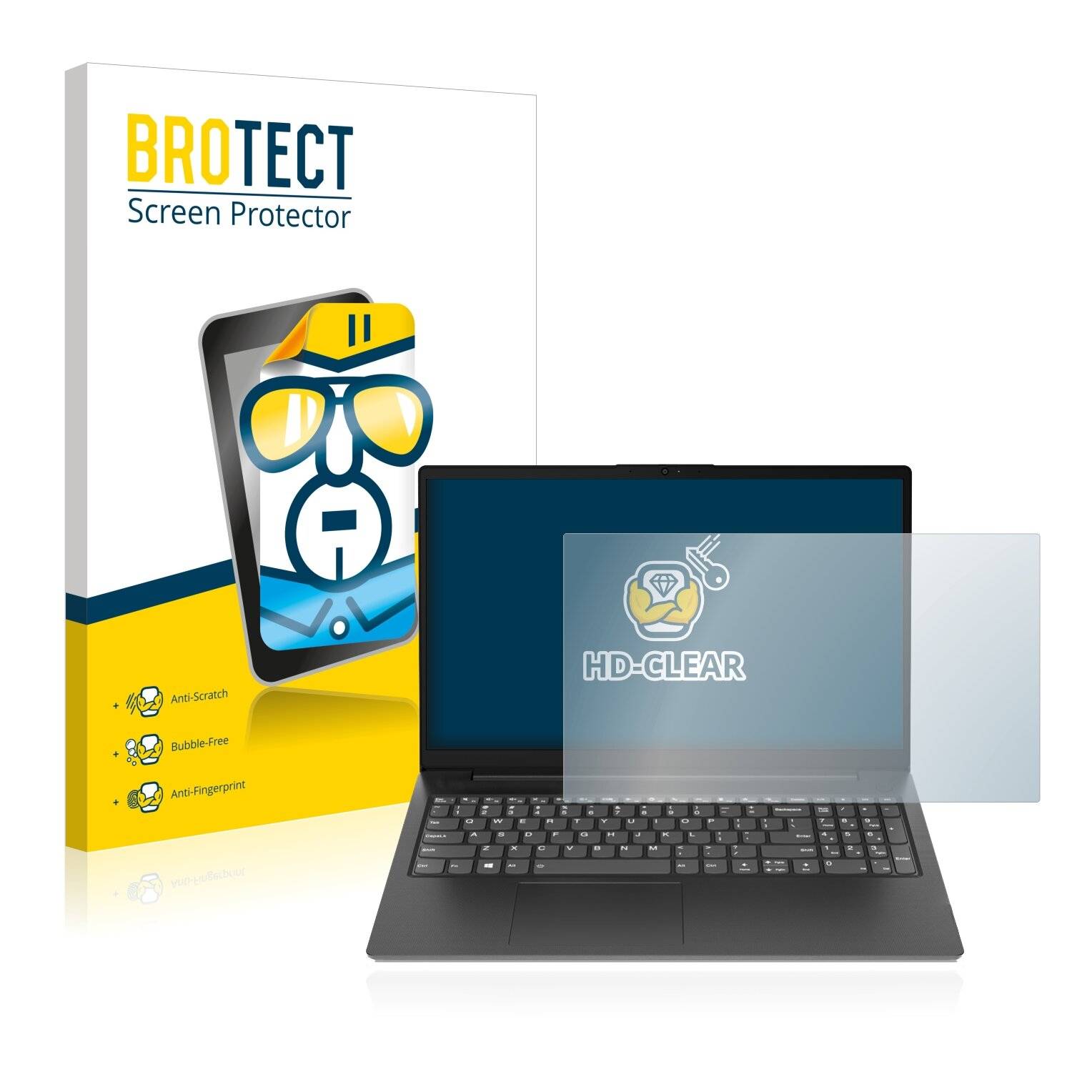 BROTECT HD-Clear Displayschutzfolie für Lenovo V15 Gen