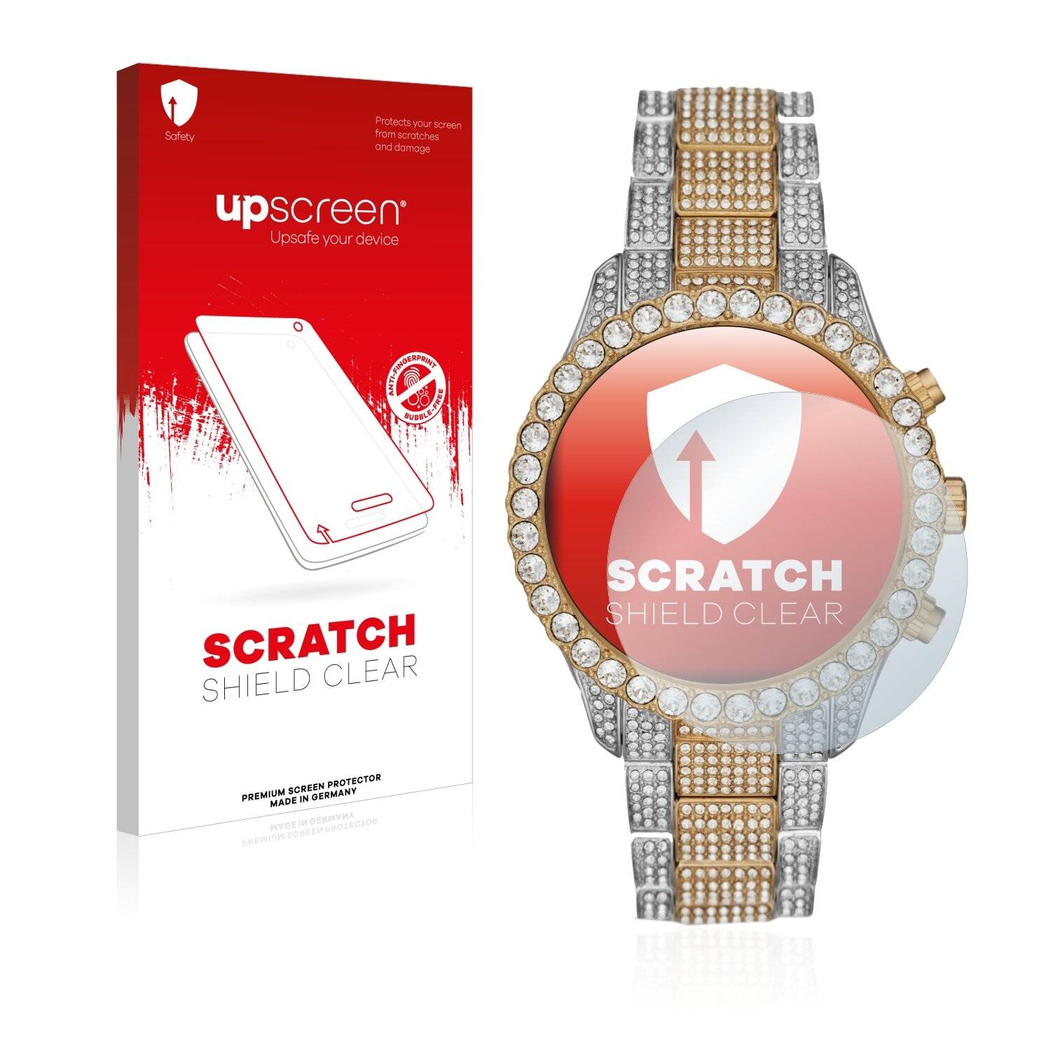 upscreen Scratch Shield Clear Premium Displayschutzfolie für Michael Kors Layton MK
