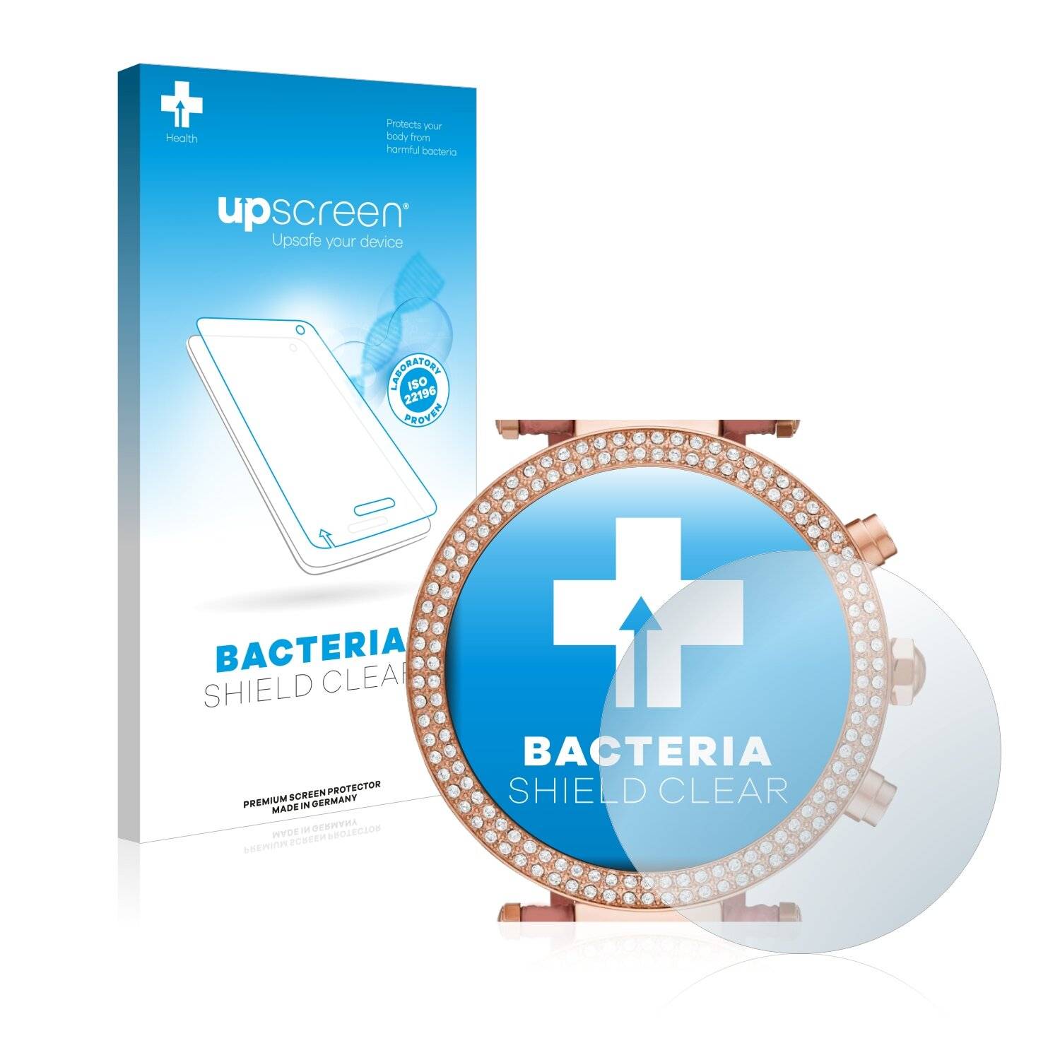 upscreen Bacteria Shield Clear Premium Antibakterielle Displayschutzfolie für Michael Kors