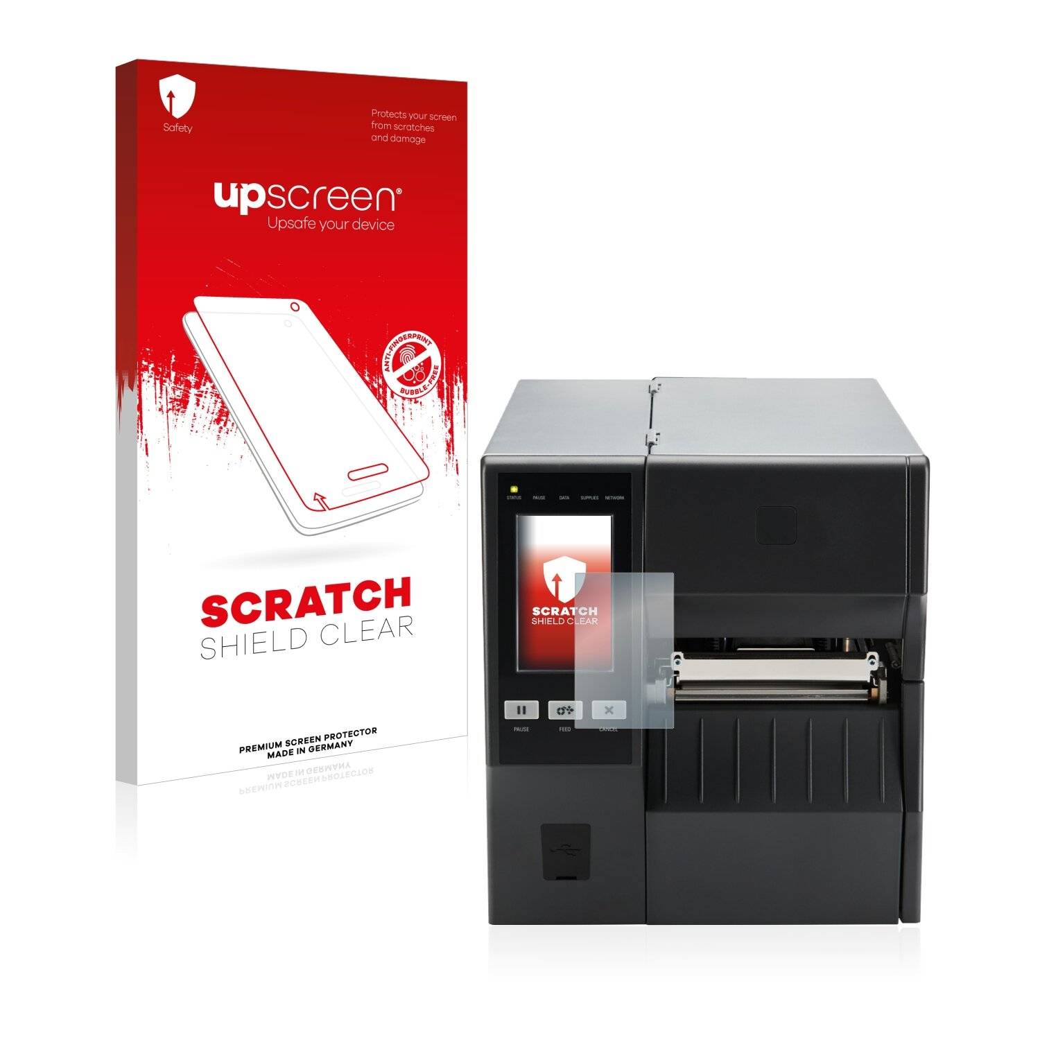 upscreen Scratch Shield Clear Premium Displayschutzfolie für Zebra