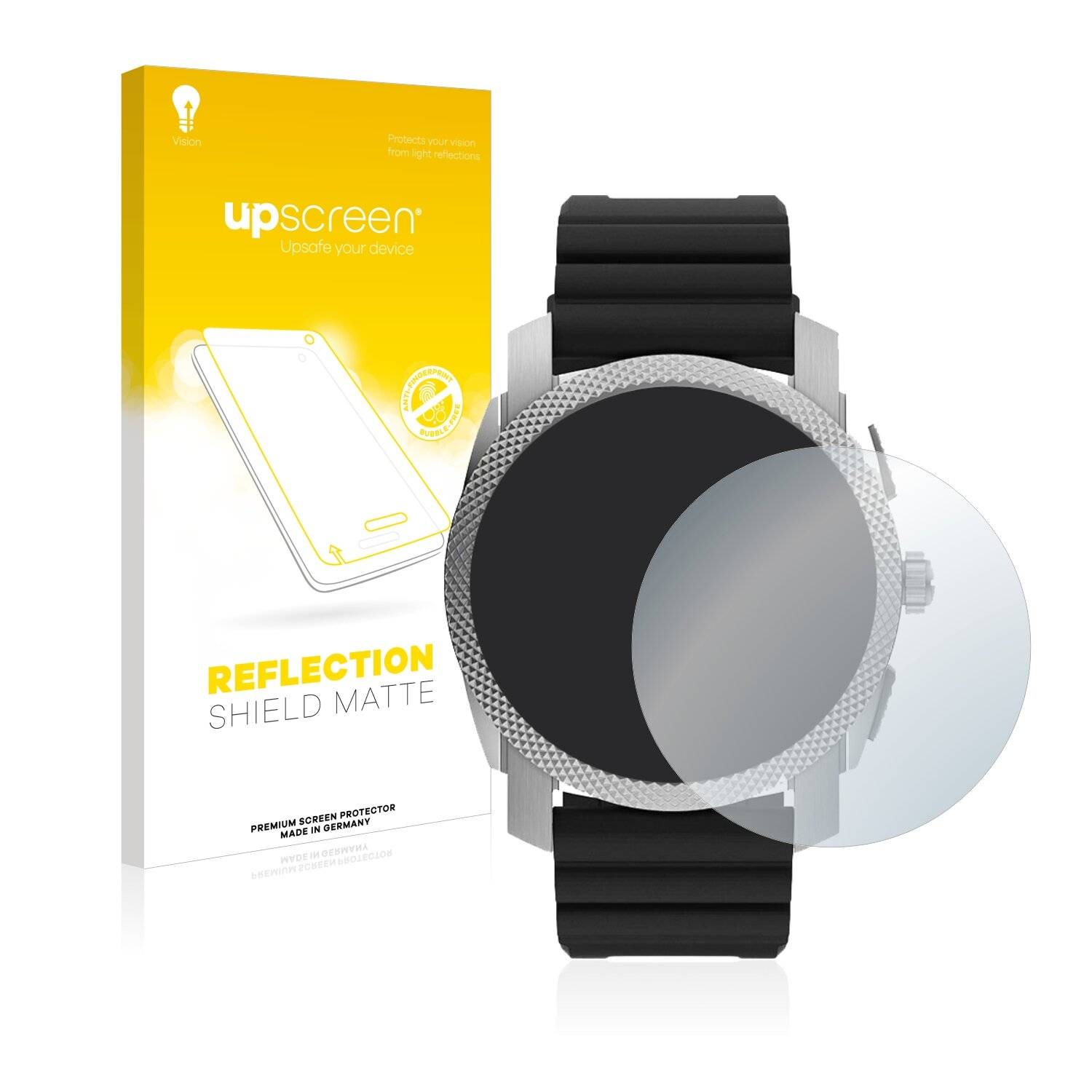 upscreen Reflection Shield Matte Premium Displayschutzfolie für Fossil Gen 6 Hybrid Machine
