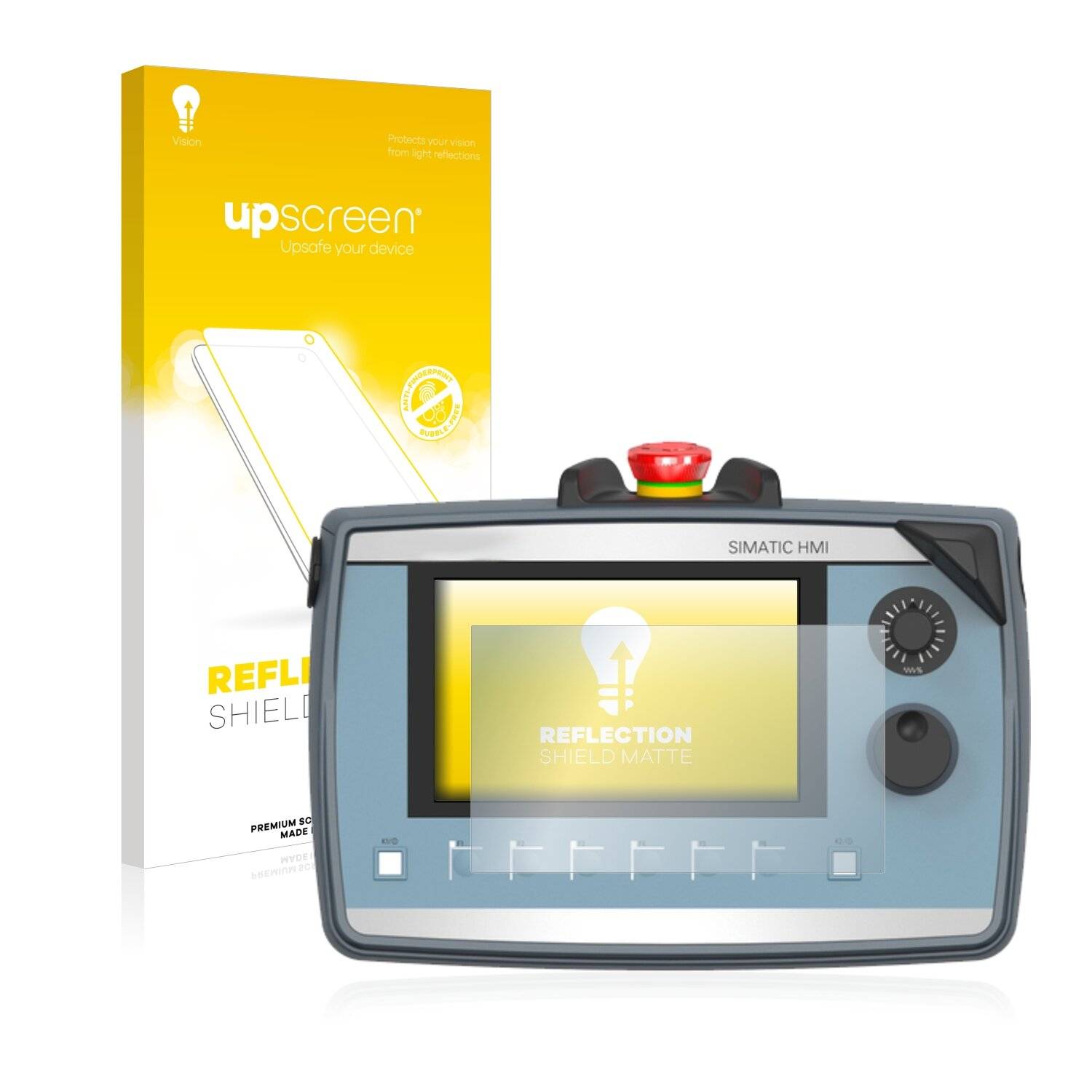 upscreen Reflection Shield Matte Premium Displayschutzfolie für Siemens Simatic HMI