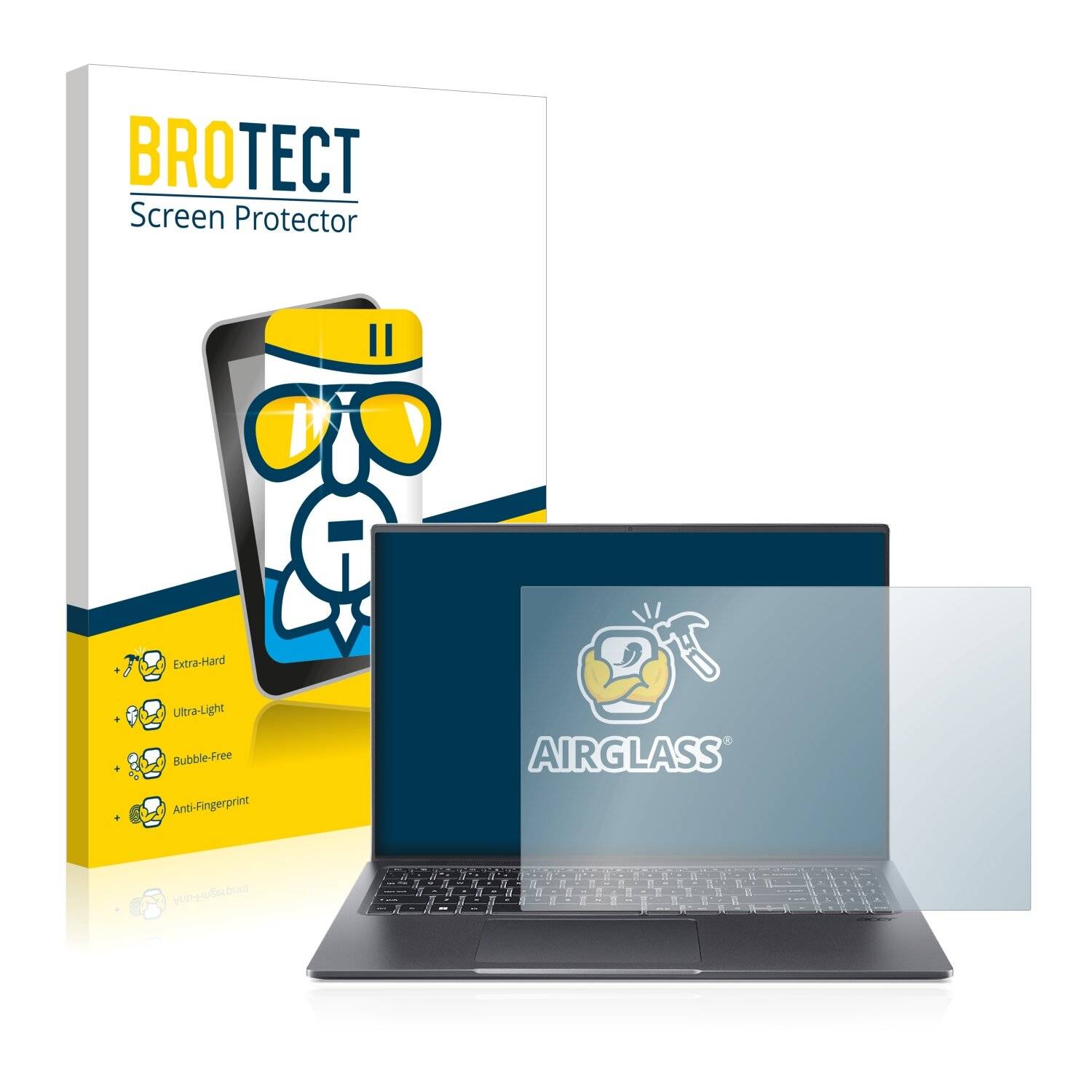 BROTECT AirGlass Schutzglas Folie für Acer Swift X