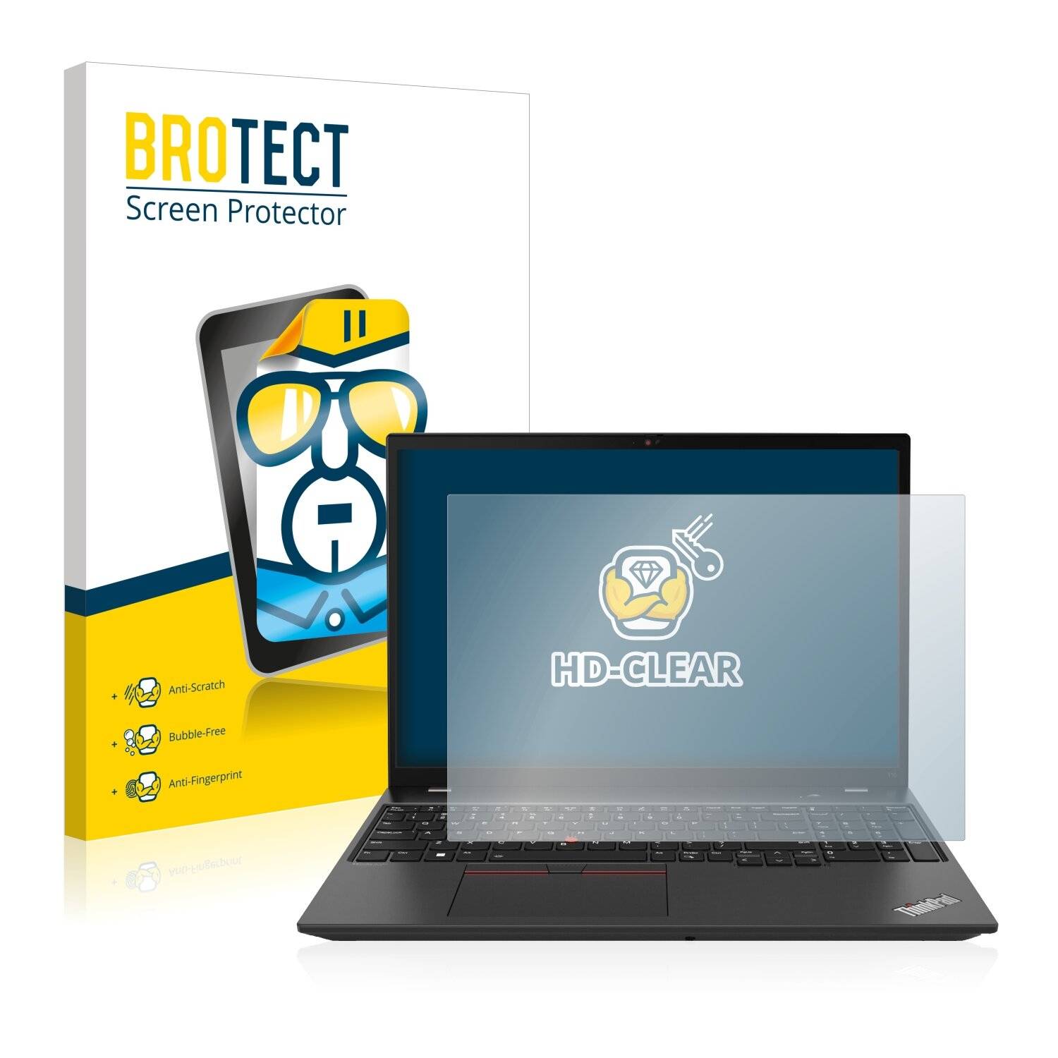 BROTECT HD-Clear Displayschutzfolie für Lenovo ThinkPad T16 Gen 1