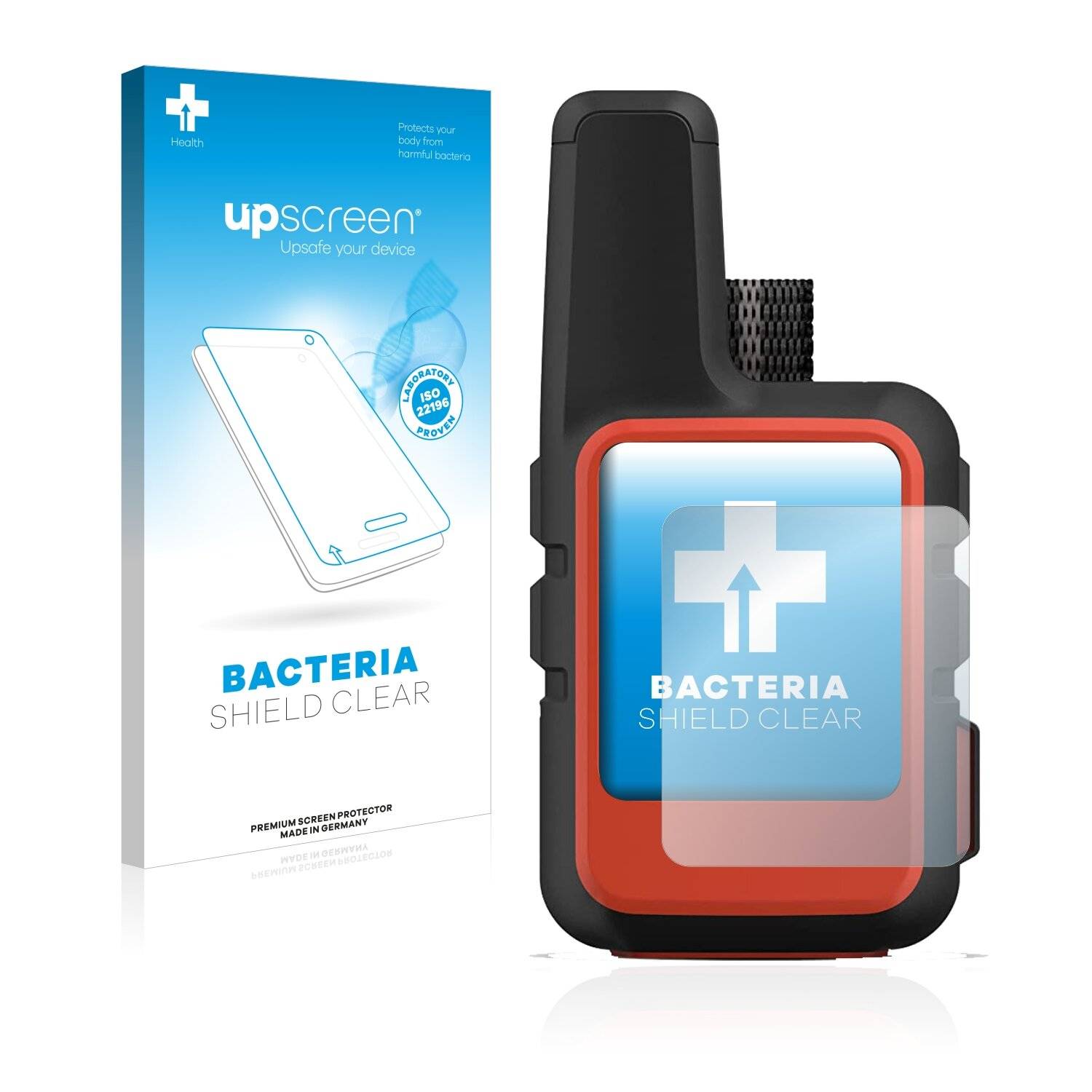 upscreen Bacteria Shield Clear Premium Antibakterielle Displayschutzfolie für Garmin inReach