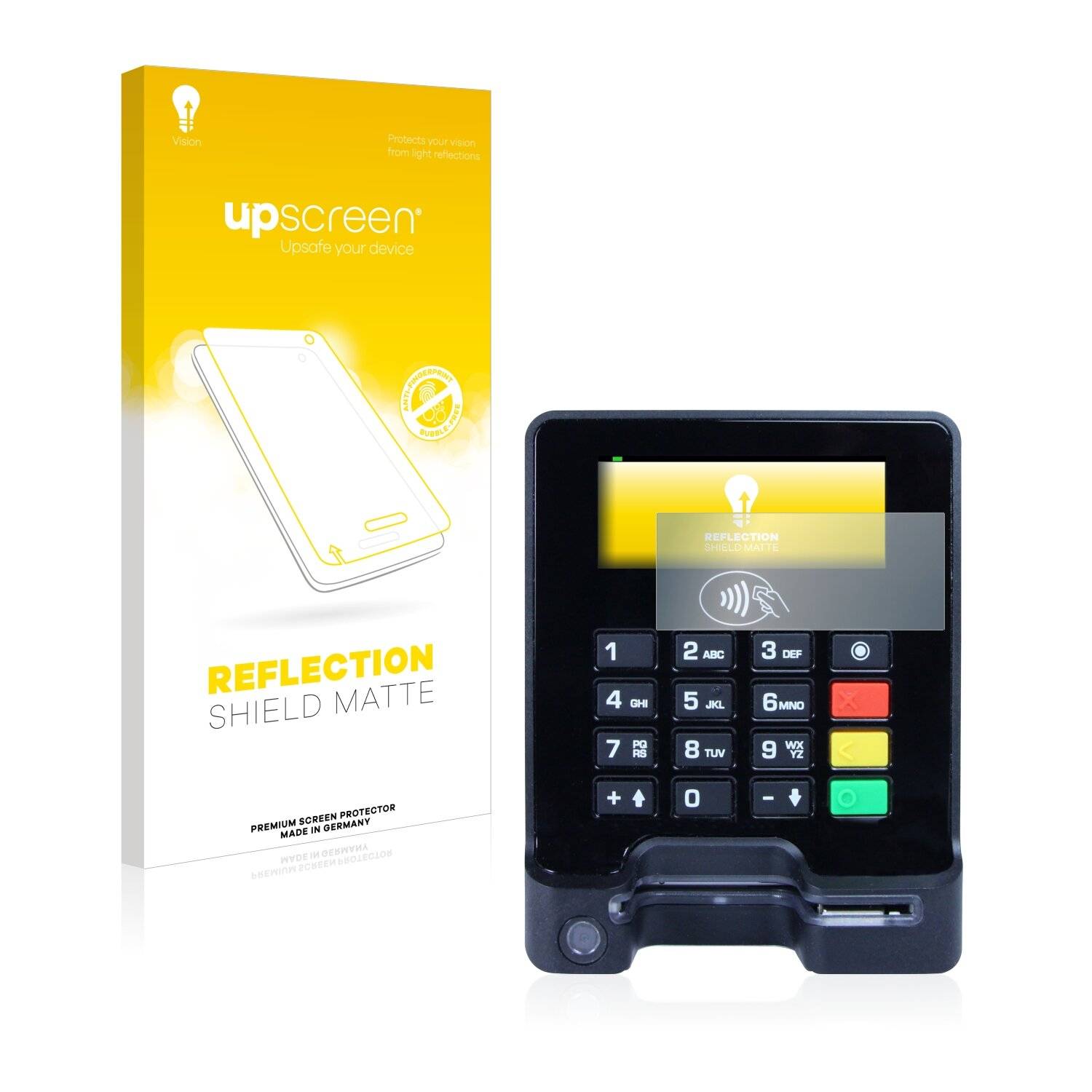 upscreen Reflection Shield Matte Premium Displayschutzfolie für ingenico self