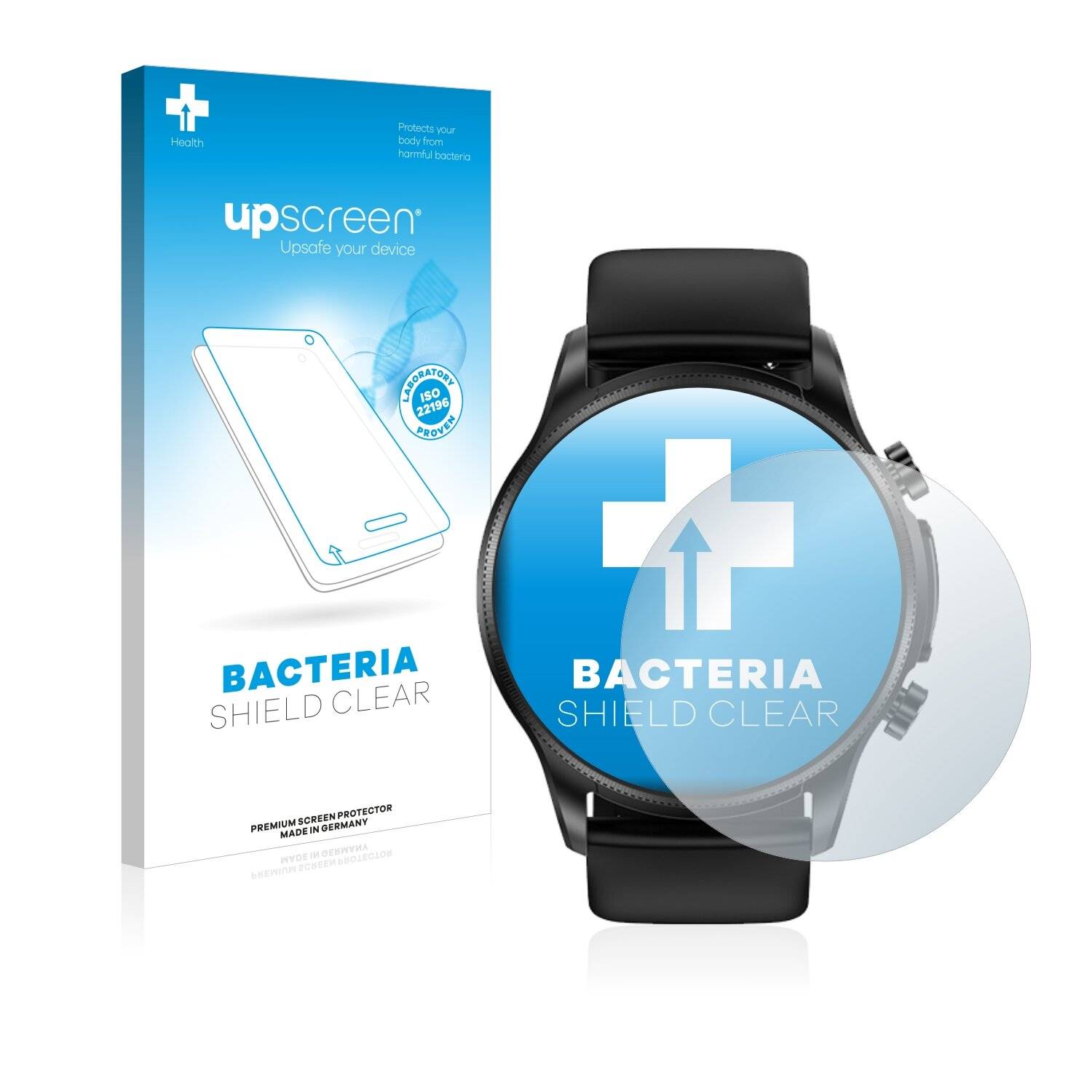 upscreen Bacteria Shield Clear Premium Antibakterielle Displayschutzfolie für Ruijie Cardiac