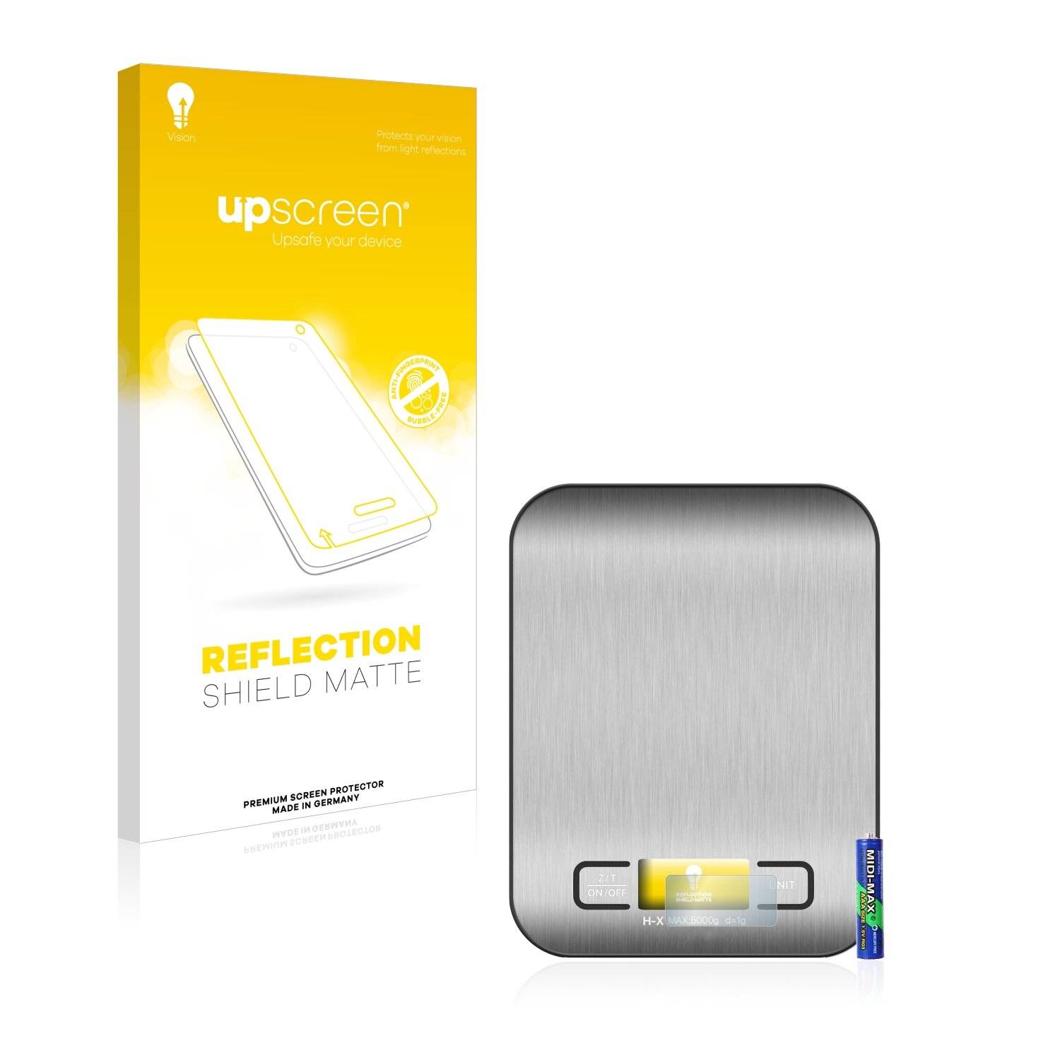 upscreen Reflection Shield Matte Premium Displayschutzfolie für Eon Eono by Amazon Digitale