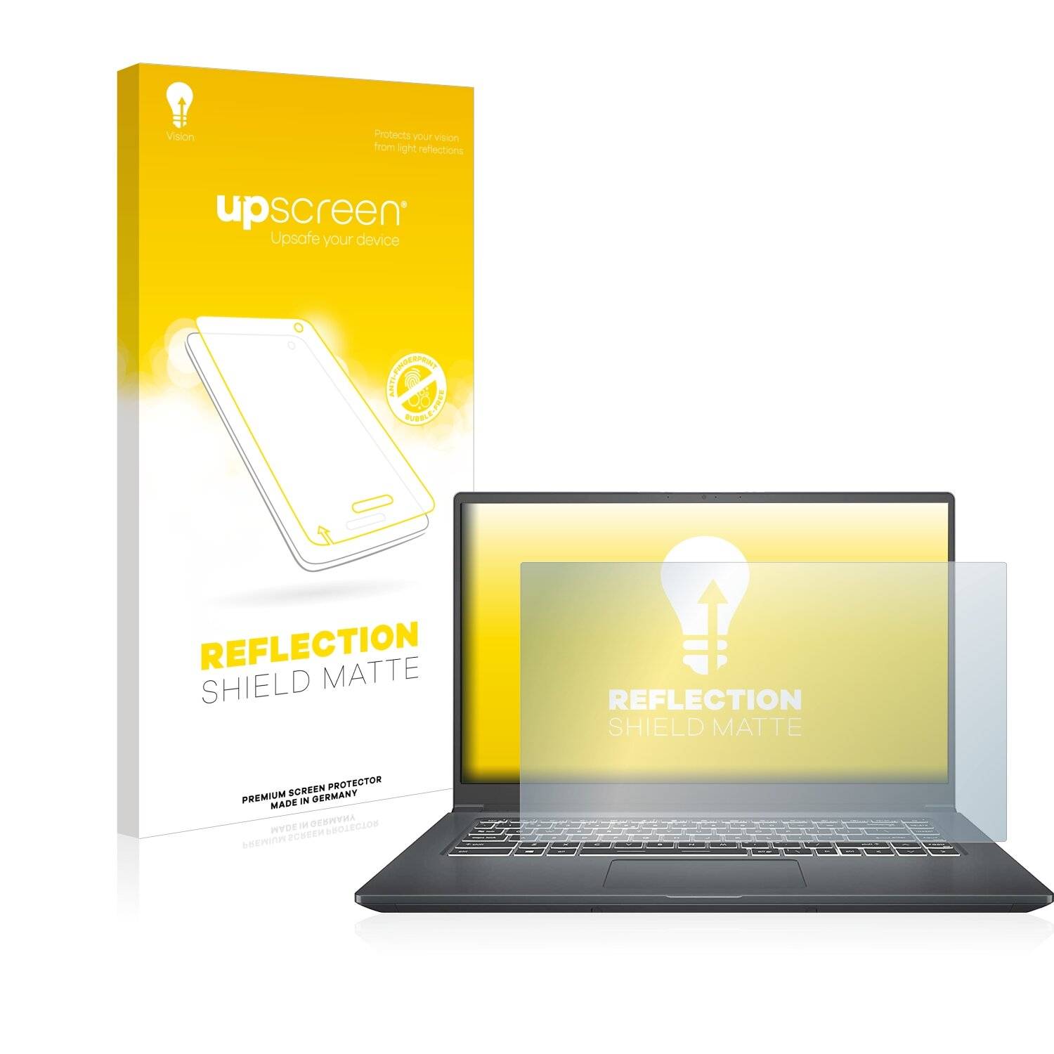 upscreen Reflection Shield Matte Premium Displayschutzfolie für MSI Modern 15