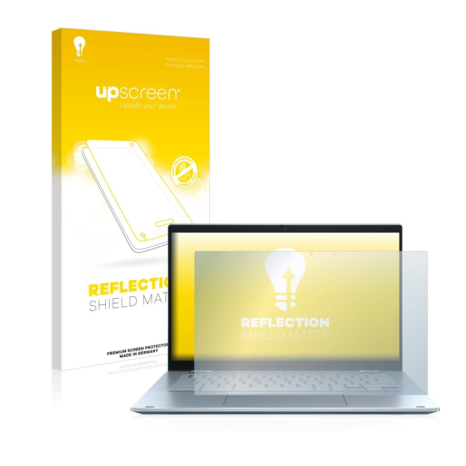 upscreen Reflection Shield Matte Premium Displayschutzfolie für Asus Chromebook Flip CX5 14