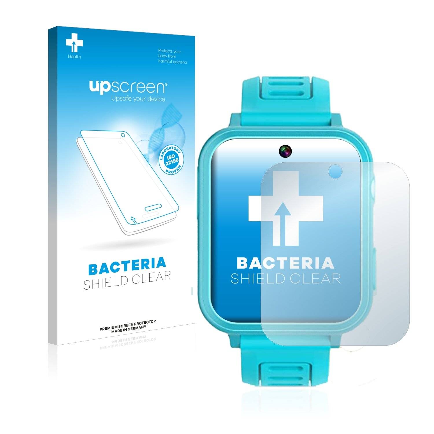upscreen Bacteria Shield Clear Premium Antibakterielle Displayschutzfolie für Clleylise