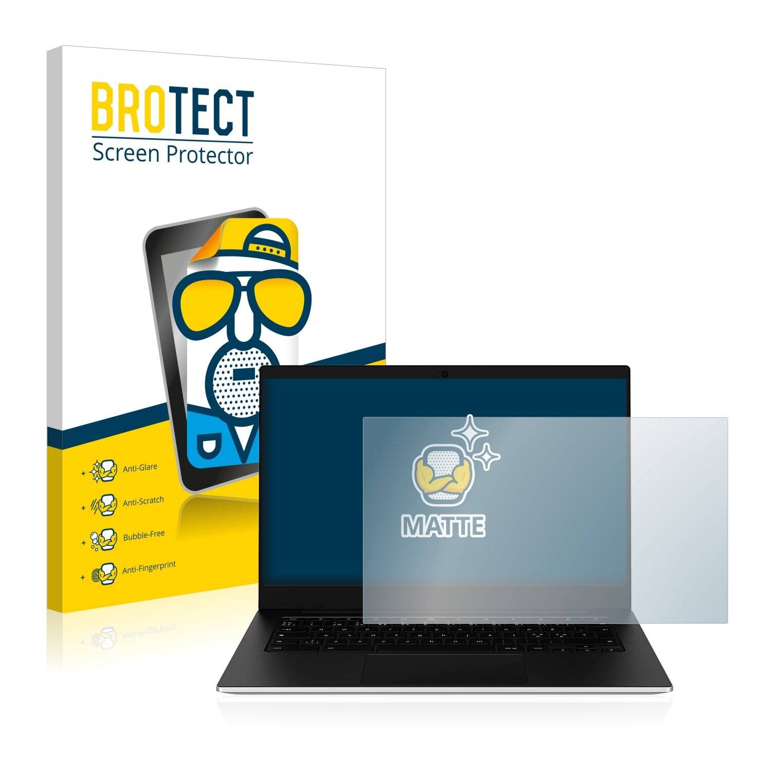 BROTECT Schutzfolie für Samsung Galaxy Chromebook Go 14" Folie Matt Entspiegelt