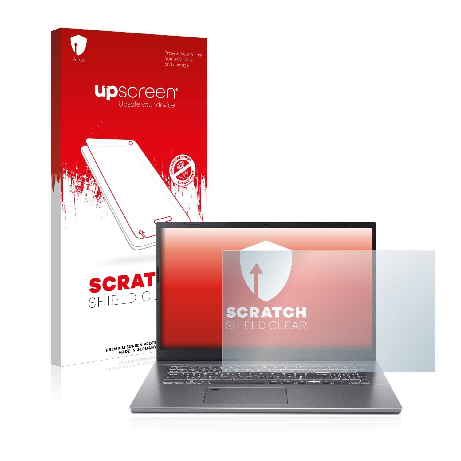 upscreen Scratch Shield Clear Premium Displayschutzfolie für Acer Aspire 5