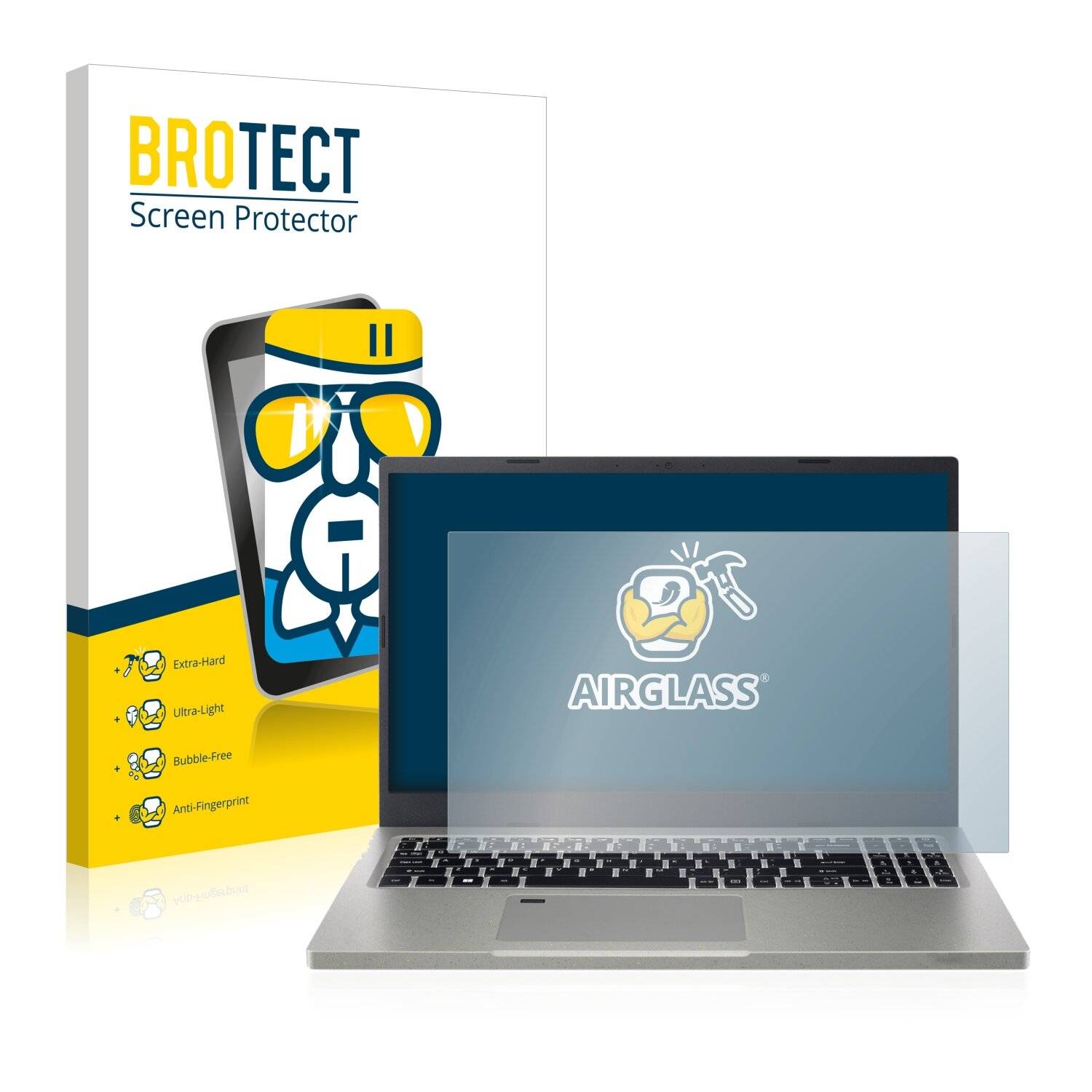 BROTECT AirGlass Schutzglas Folie für Acer Aspire Vero