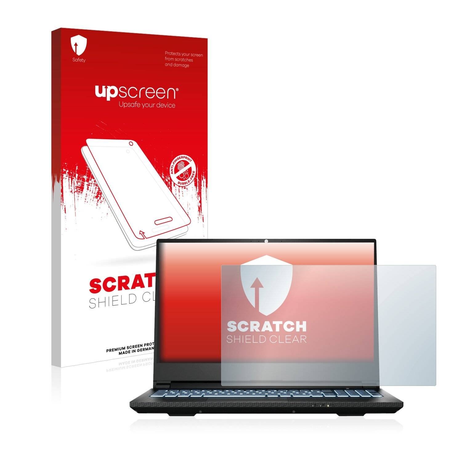 upscreen Scratch Shield Clear Premium Displayschutzfolie für Medion Erazer Deputy