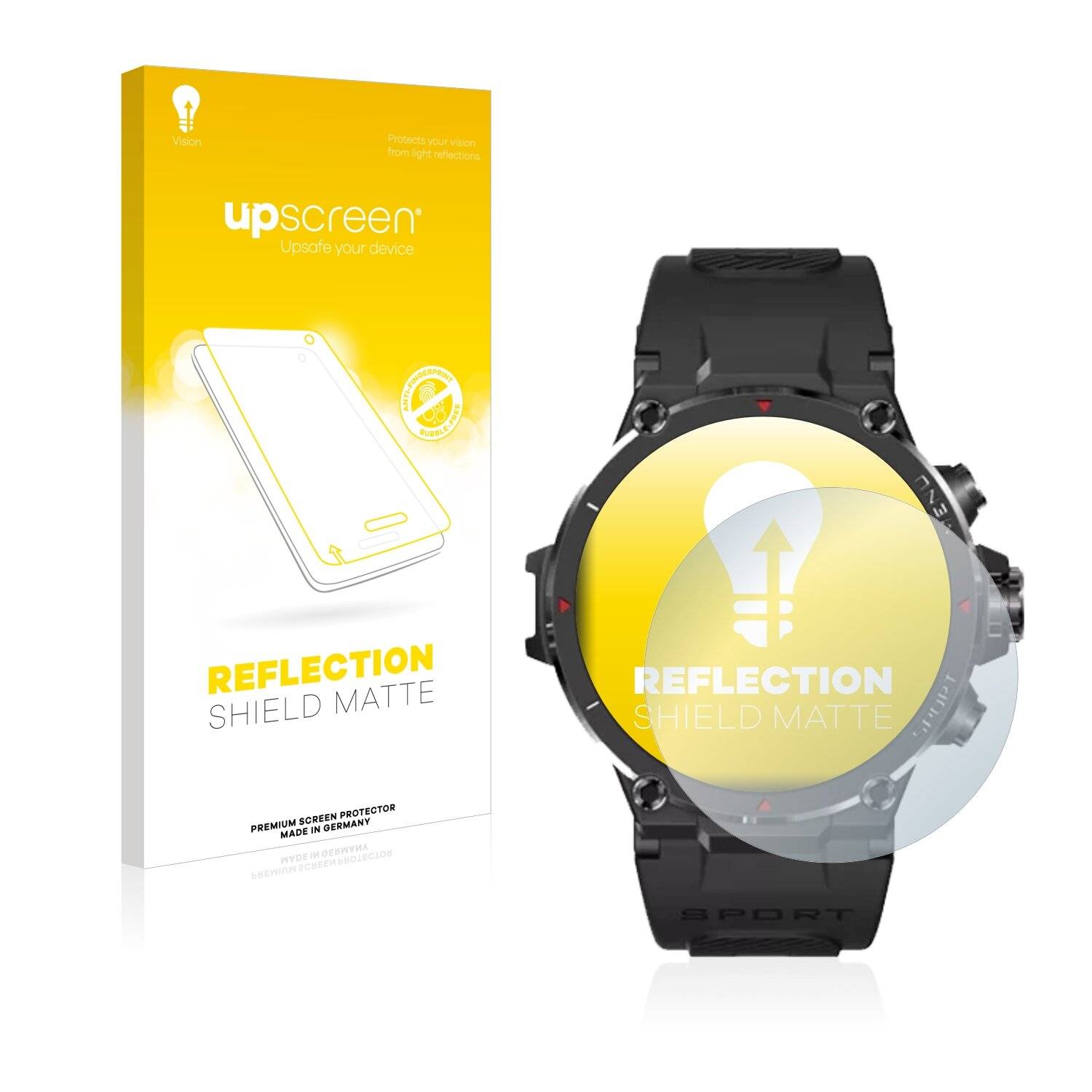 upscreen Reflection Shield Matte Premium Displayschutzfolie für Wilok