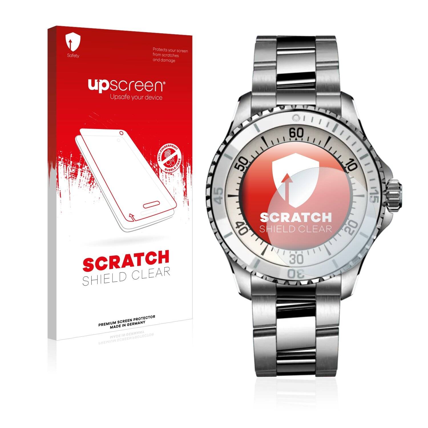 upscreen Scratch Shield Clear Premium Displayschutzfolie für Breitling Superocean Automatic