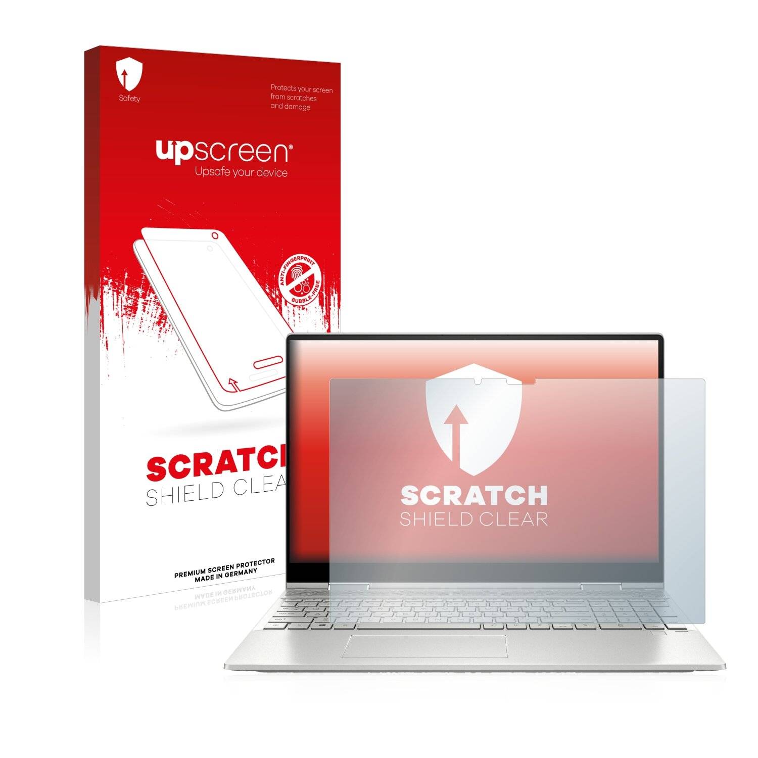 upscreen Scratch Shield Clear Premium Displayschutzfolie für HP Envy x360 2-in-1