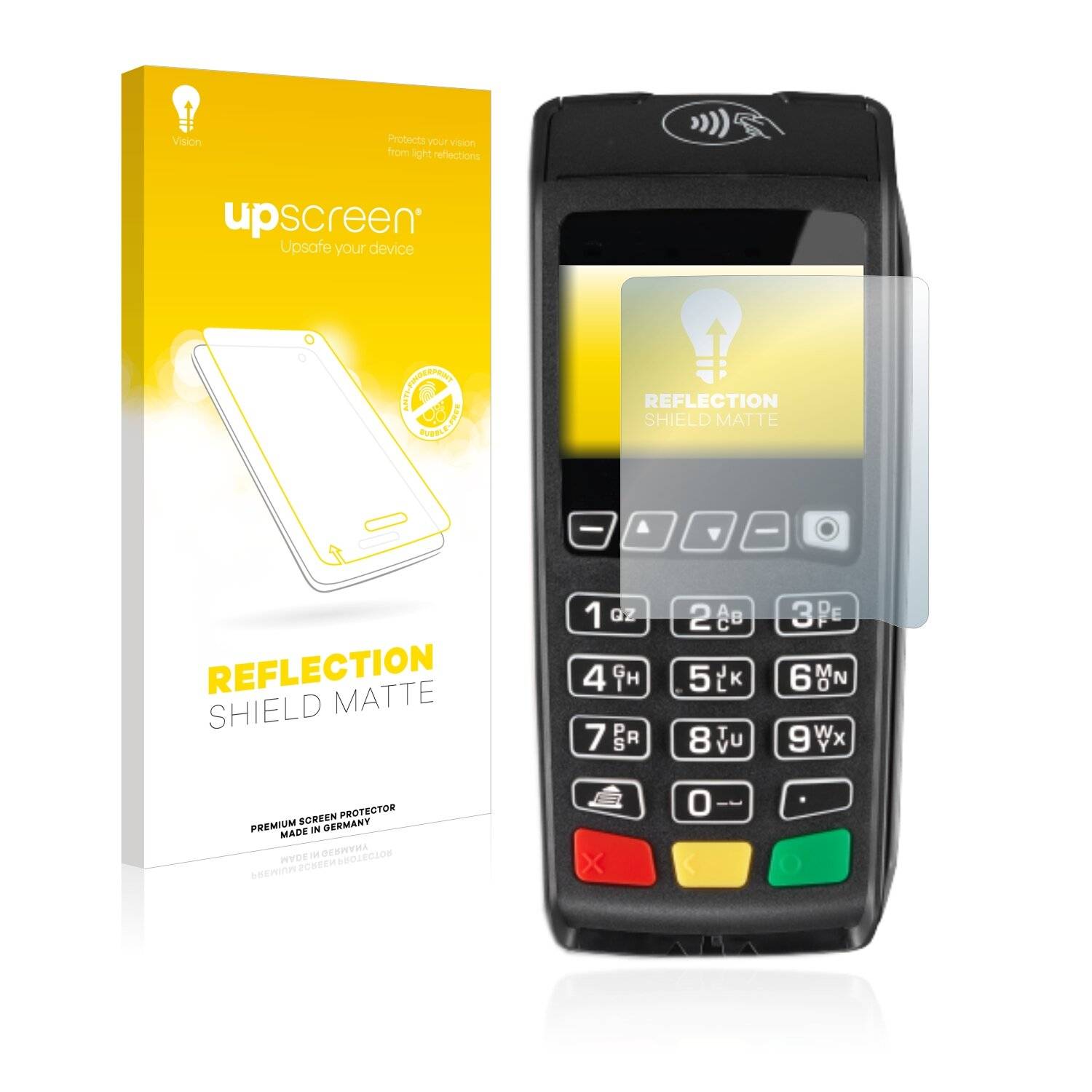 upscreen Reflection Shield Matte Premium Displayschutzfolie für Ingenico