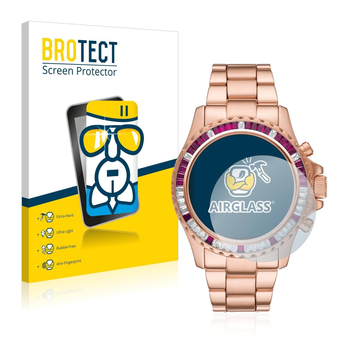 BROTECT AirGlass Schutzglas Folie für Michael Kors Everest MK