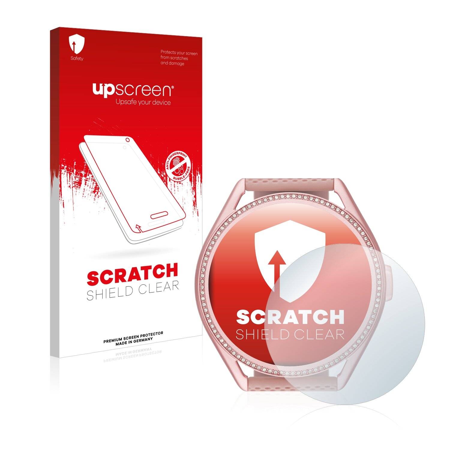 upscreen Scratch Shield Clear Premium Displayschutzfolie für Michael Kors Access MKGO Gen 5E
