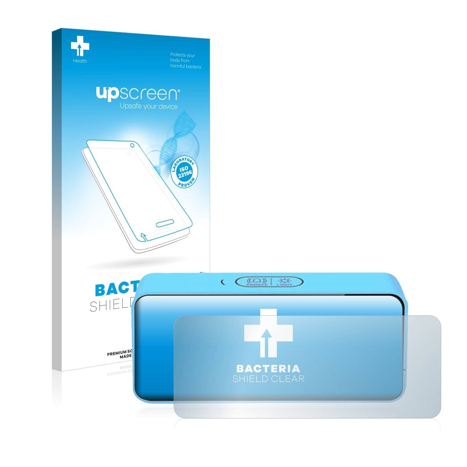 upscreen Bacteria Shield Clear Premium Antibakterielle Displayschutzfolie für Latec