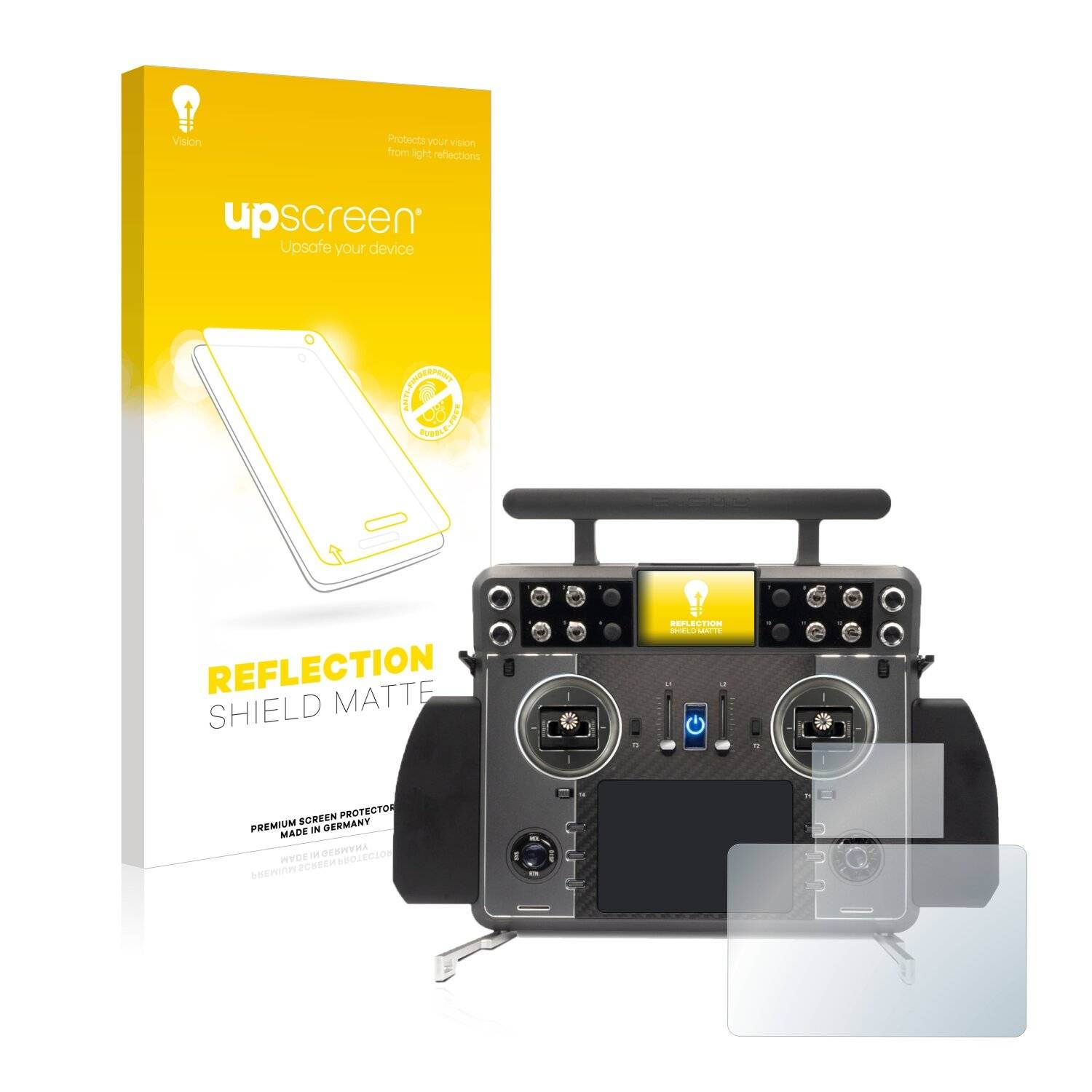 upscreen Reflection Shield Matte Premium Displayschutzfolie für FrSky Tandem XE