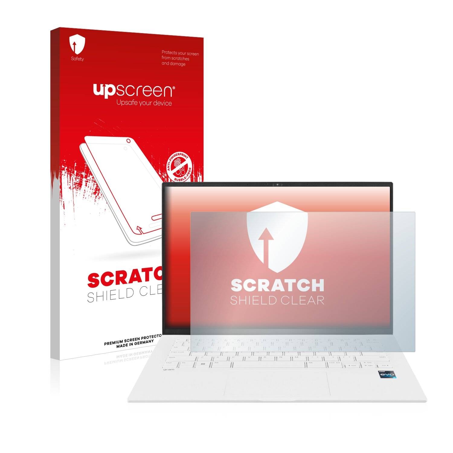 upscreen Scratch Shield Clear Premium Displayschutzfolie für LG gram 14
