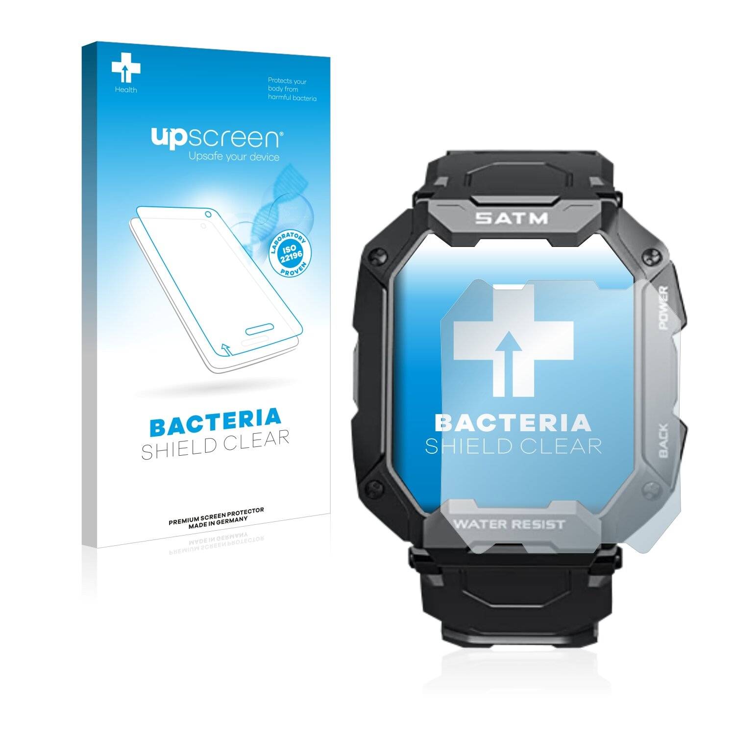 upscreen Bacteria Shield Clear Premium Antibakterielle Displayschutzfolie für Bengux