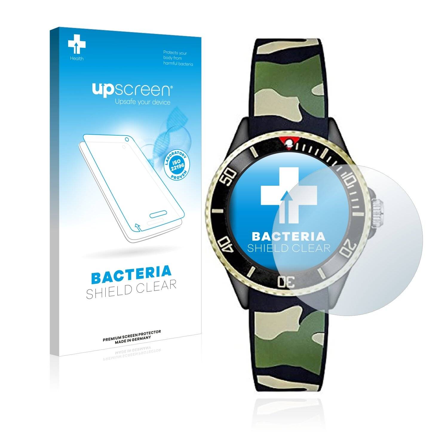 upscreen Bacteria Shield Clear Premium Antibakterielle Displayschutzfolie für s.Oliver