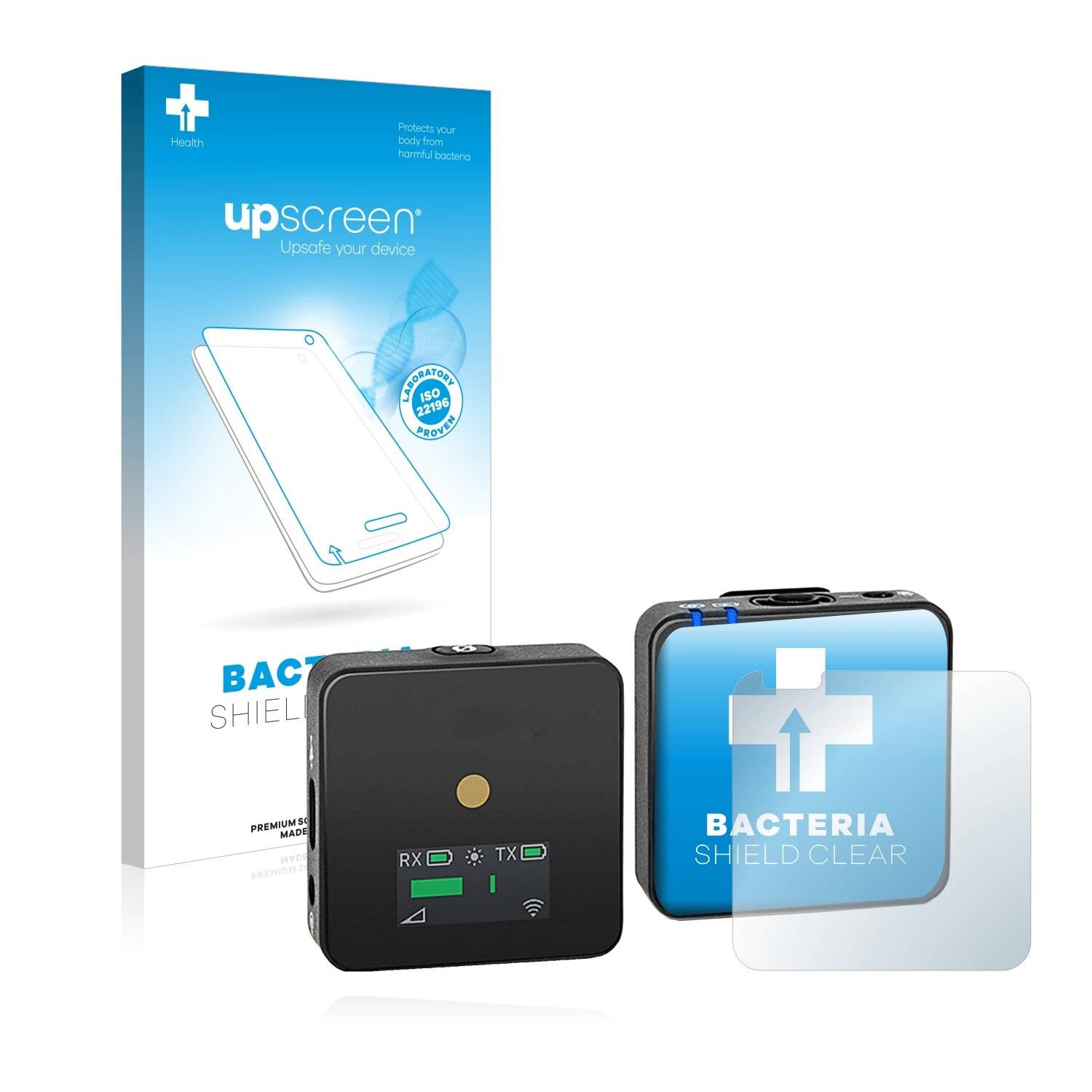 upscreen Bacteria Shield Clear Premium Antibakterielle Displayschutzfolie für RØDE Wireless