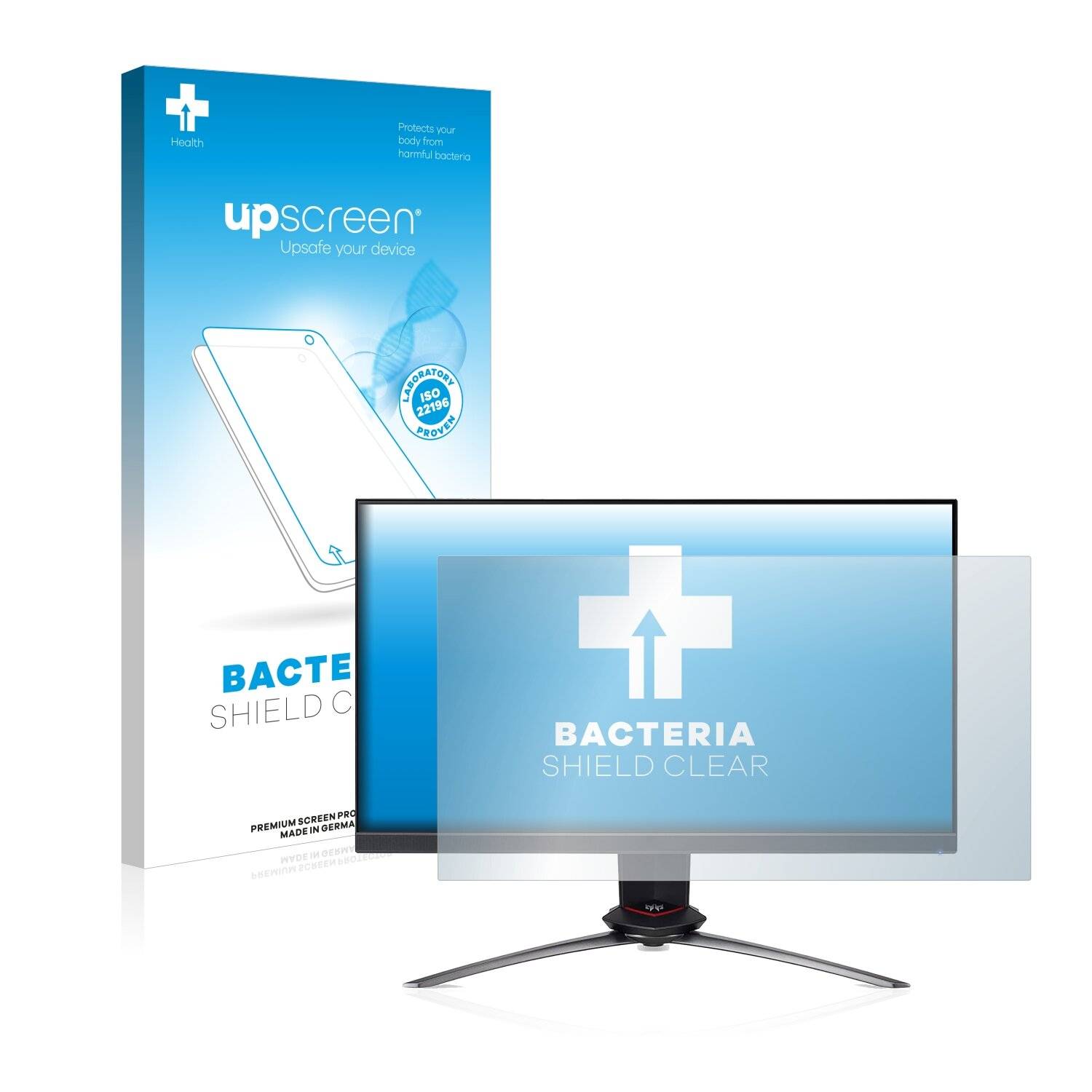 upscreen Bacteria Shield Clear Premium Antibakterielle Displayschutzfolie für Acer Predator