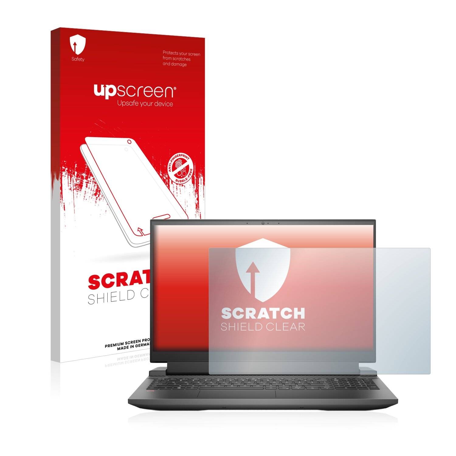 upscreen Scratch Shield Clear Premium Displayschutzfolie für Dell