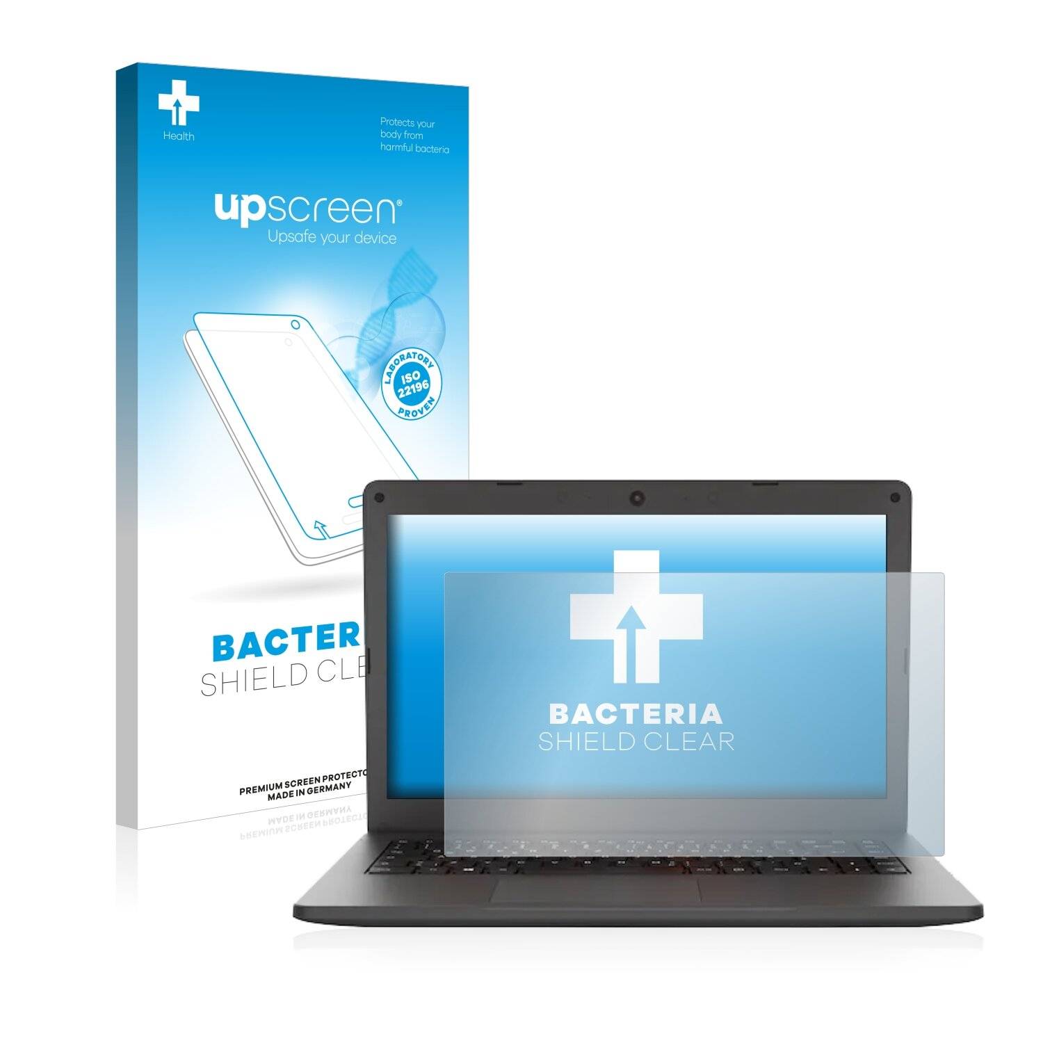 upscreen Bacteria Shield Clear Premium Antibakterielle Displayschutzfolie für Medion Akoya