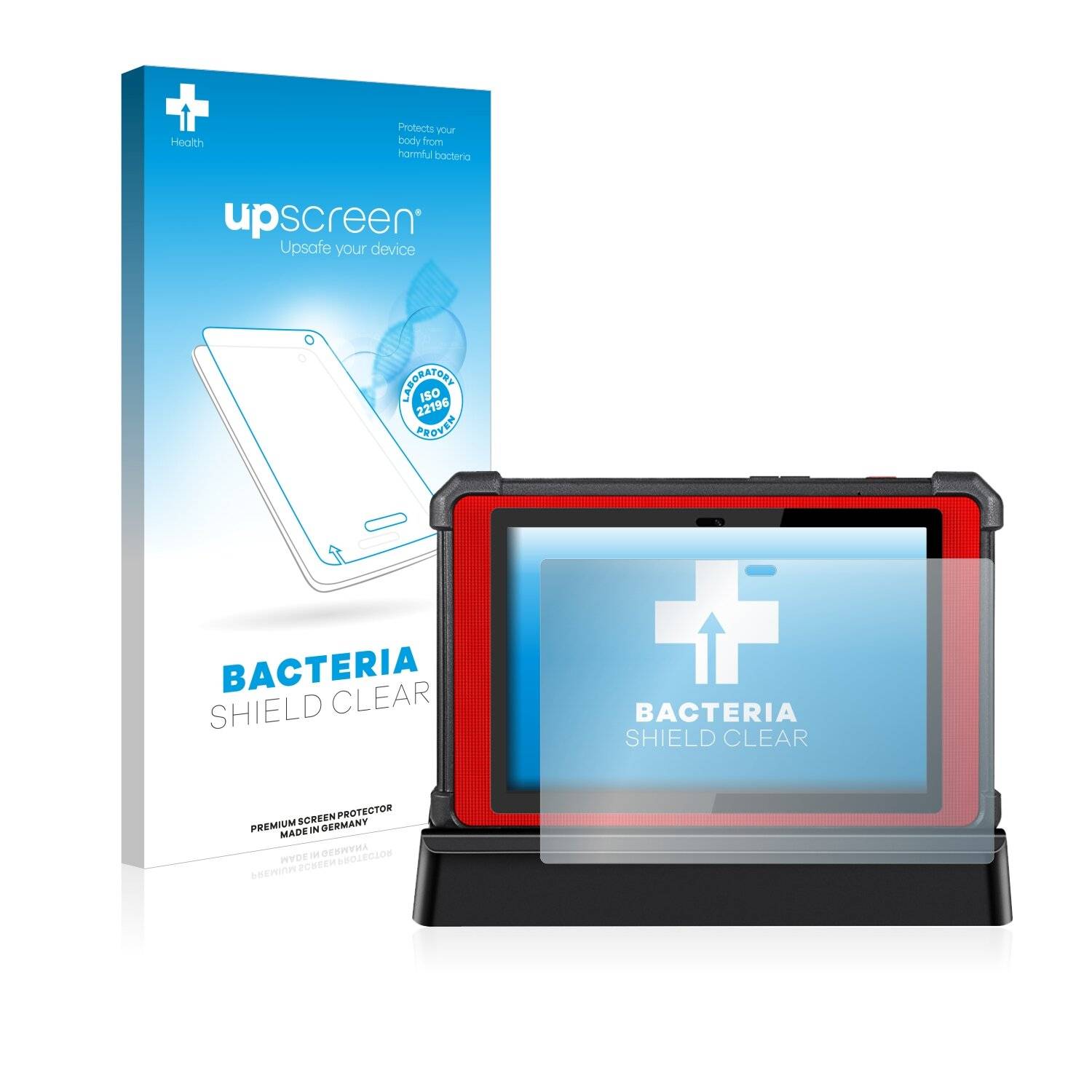 upscreen Bacteria Shield Clear Premium Antibakterielle Displayschutzfolie für Launch X431