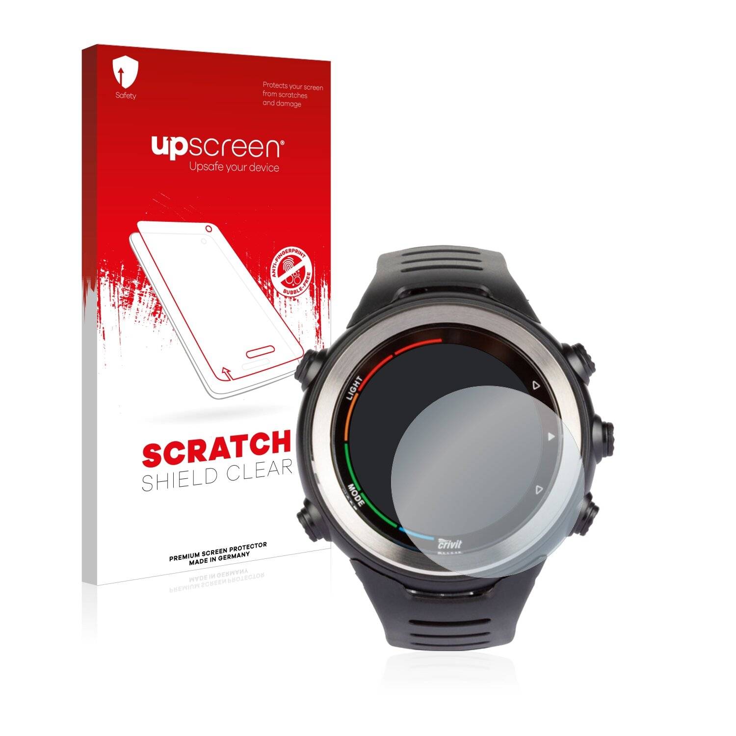 upscreen Scratch Shield Clear Premium Displayschutzfolie für Crivit