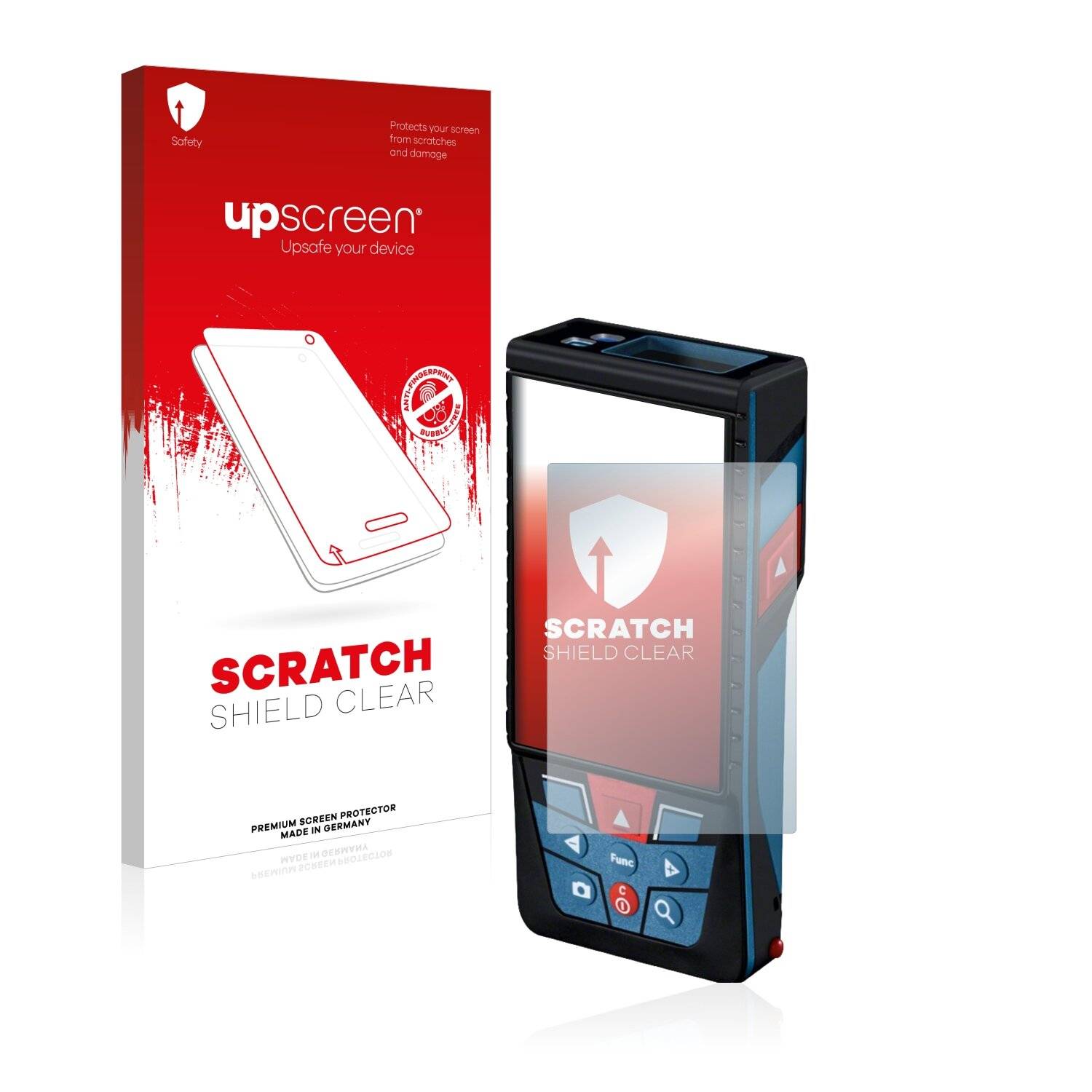 upscreen Scratch Shield Clear Premium Displayschutzfolie für Bosch GLM