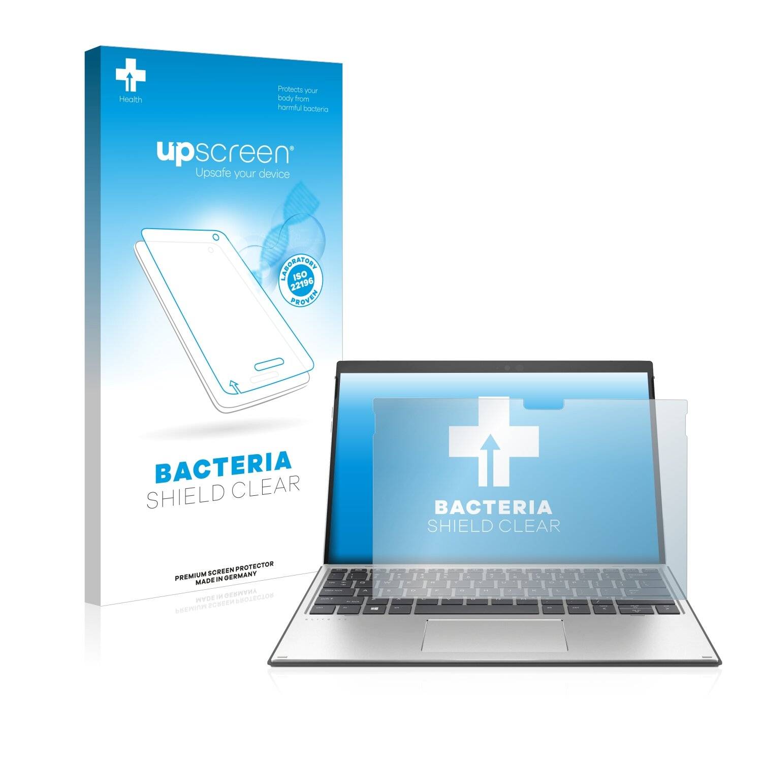 upscreen Bacteria Shield Clear Premium Antibakterielle Displayschutzfolie für HP Elite x2