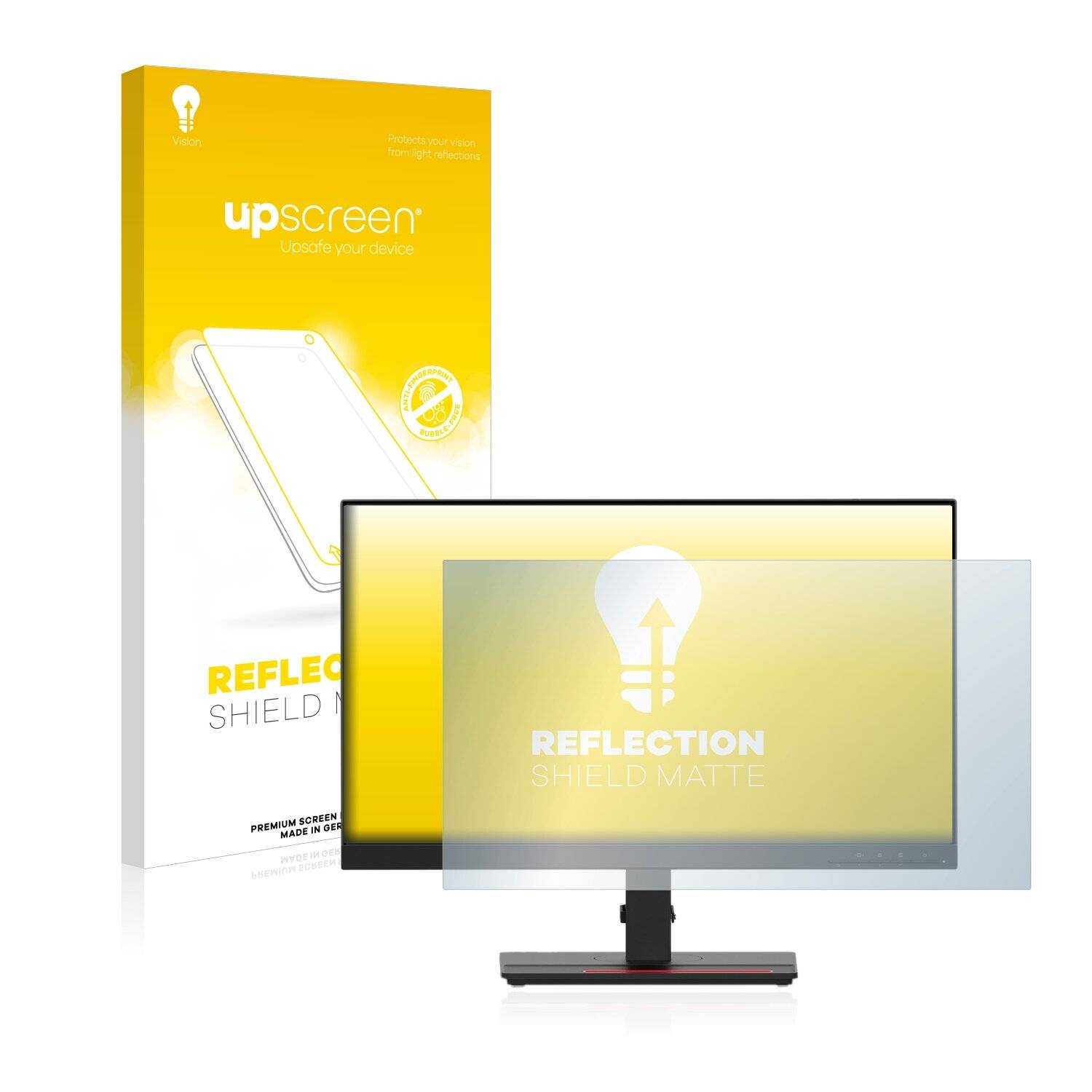 upscreen Reflection Shield Matte Premium Displayschutzfolie für Lenovo ThinkVision