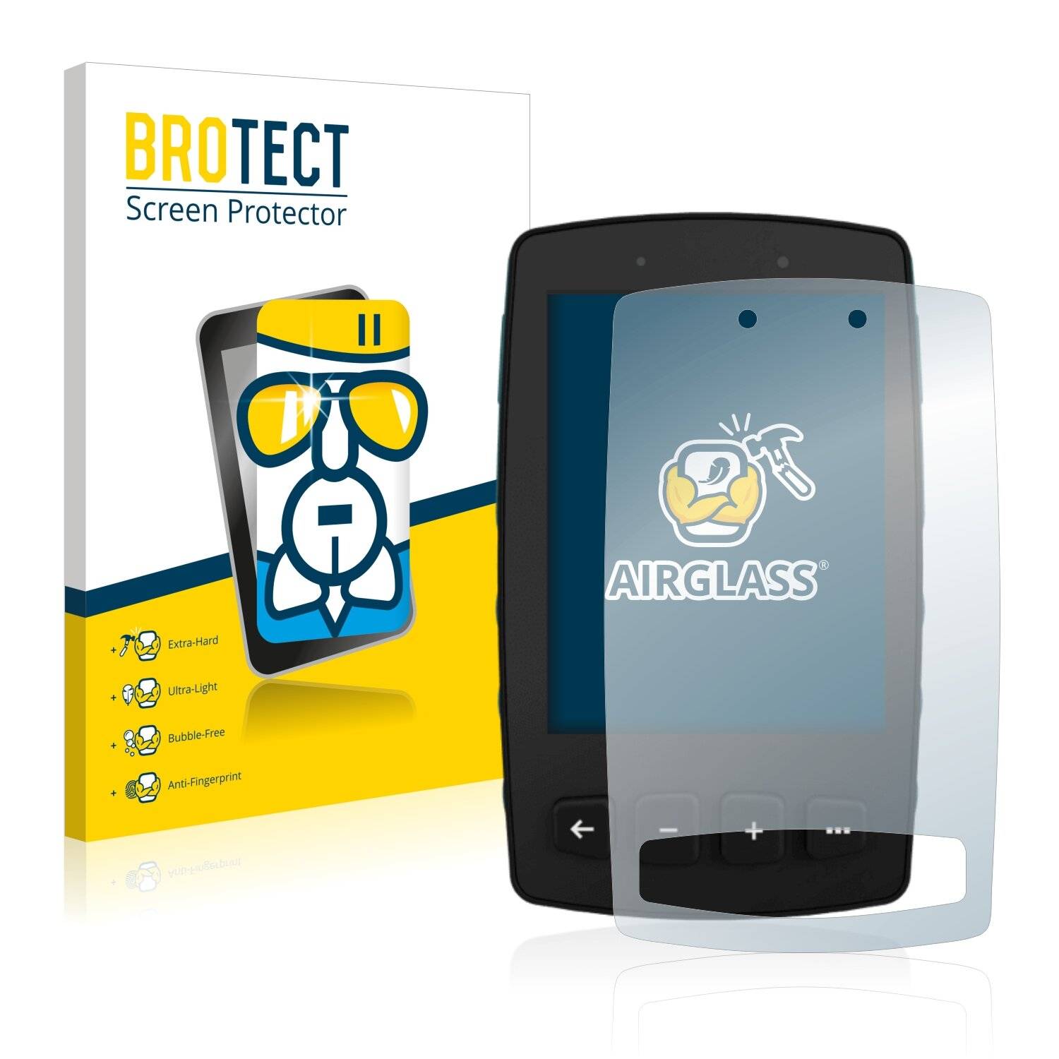 BROTECT AirGlass Schutzglas Folie für TwoNav Trail 2