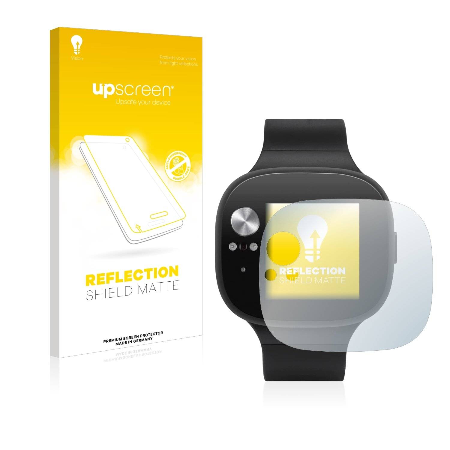 upscreen Reflection Shield Matte Premium Displayschutzfolie für Asus Vivowatch