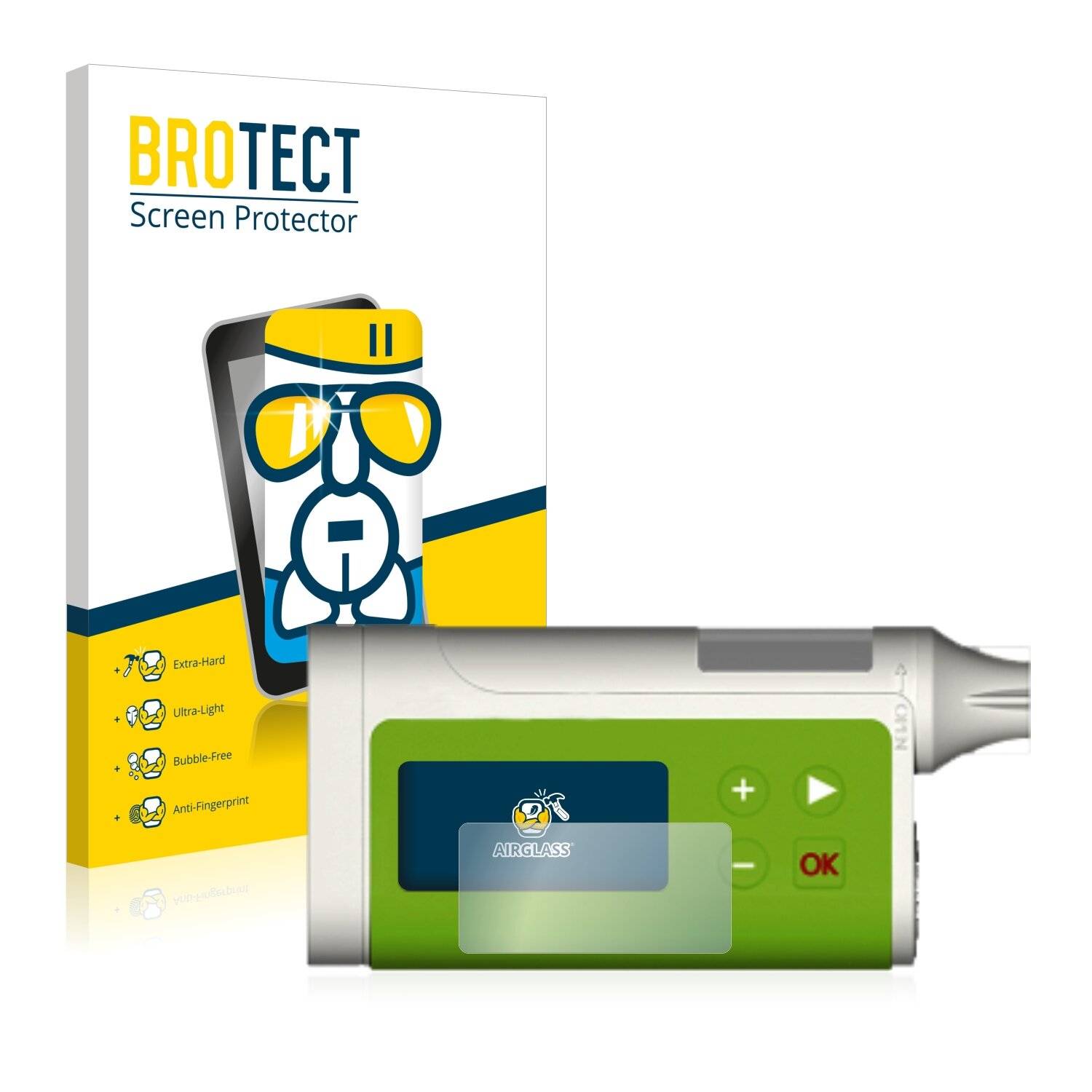 BROTECT AirGlass Schutzglas Folie für Dana Diabecare