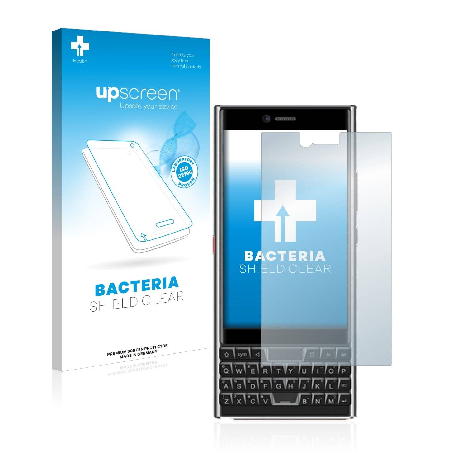 upscreen Schutzfolie für Unihertz Titan Slim Antibakterielle Folie Klar Anti-Kratzer