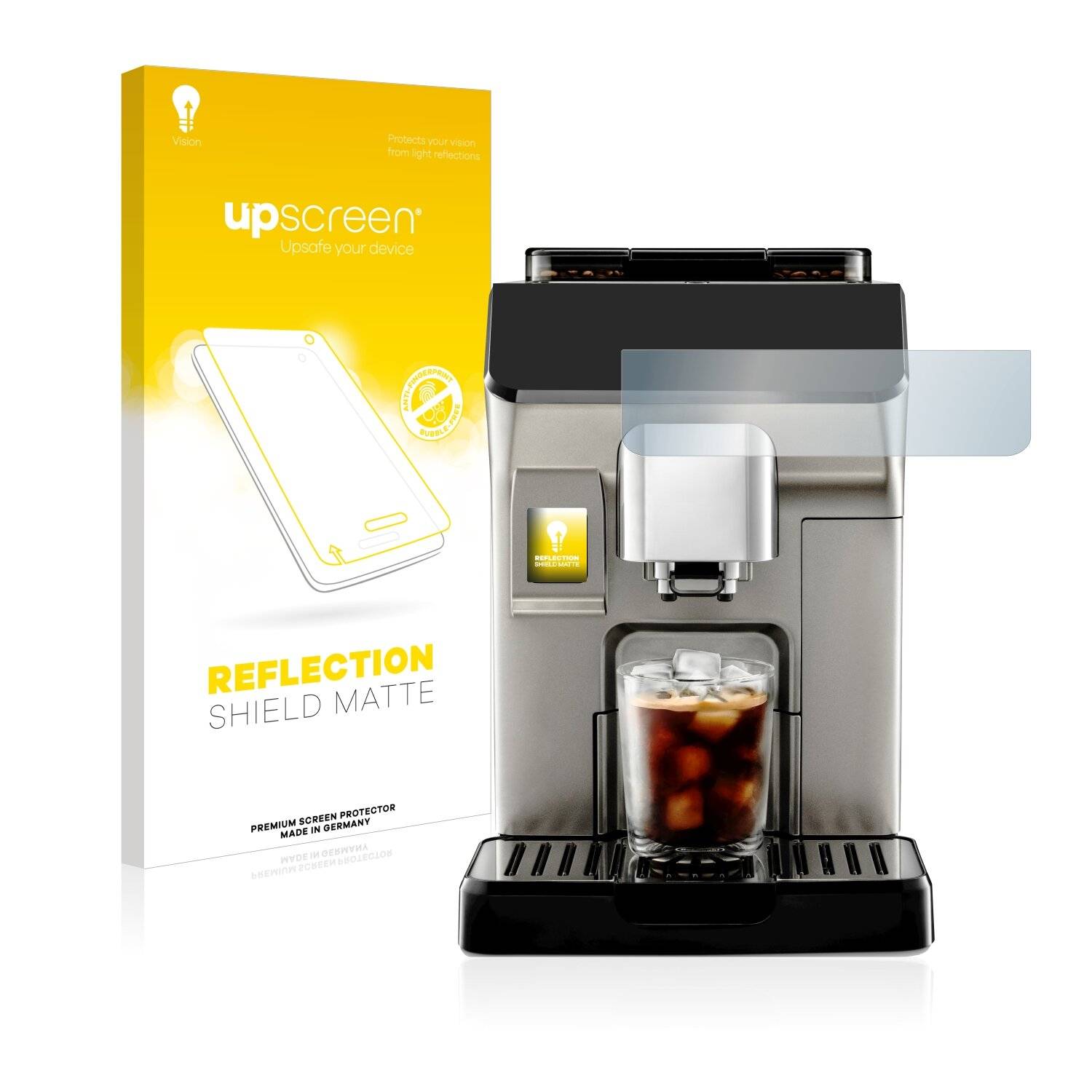 upscreen Reflection Shield Matte Premium Displayschutzfolie für DeLonghi Eletta