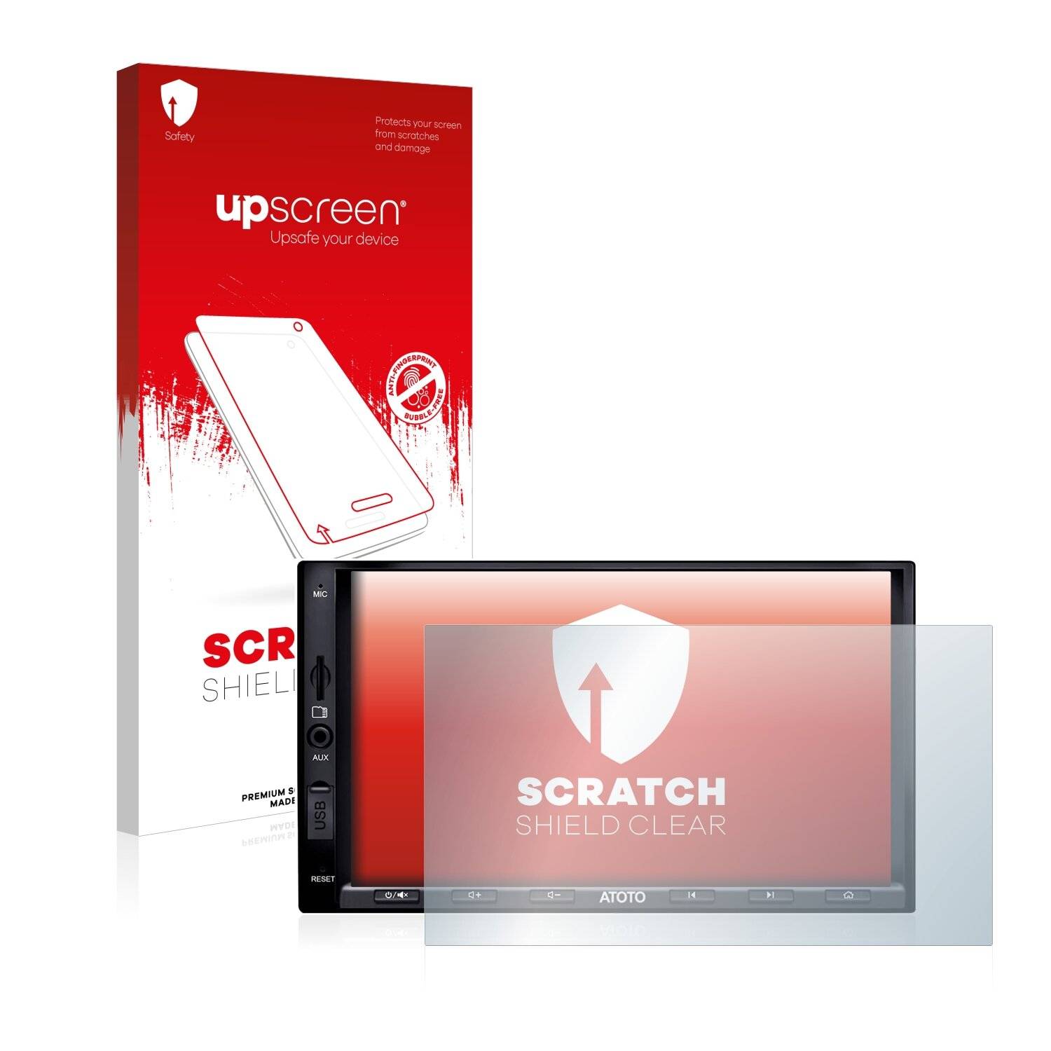 upscreen Scratch Shield Clear Premium Displayschutzfolie für Atoto A6