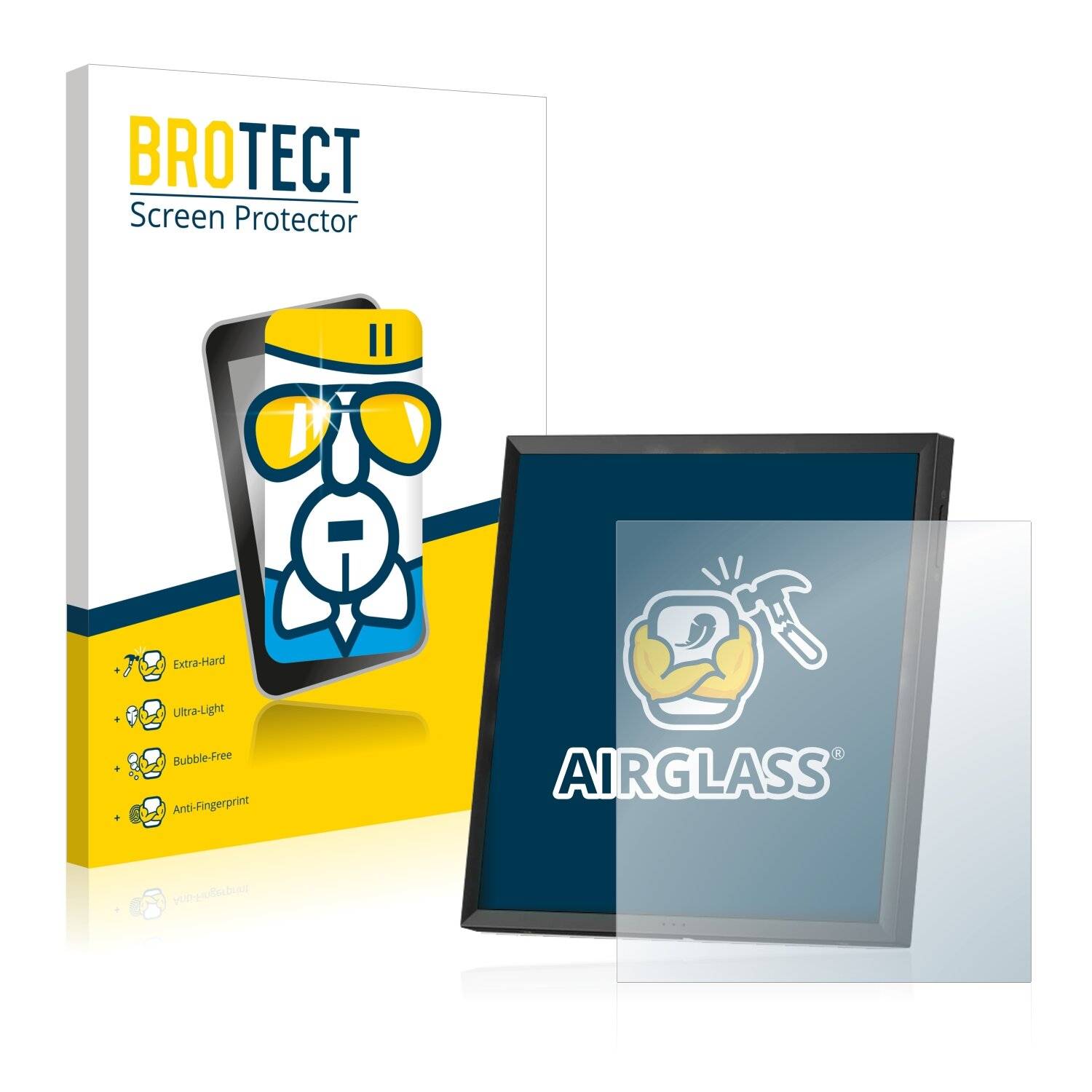 BROTECT AirGlass Flexible Schutz Glas Folie für Divoom Pixoo-64 Klar Transparent